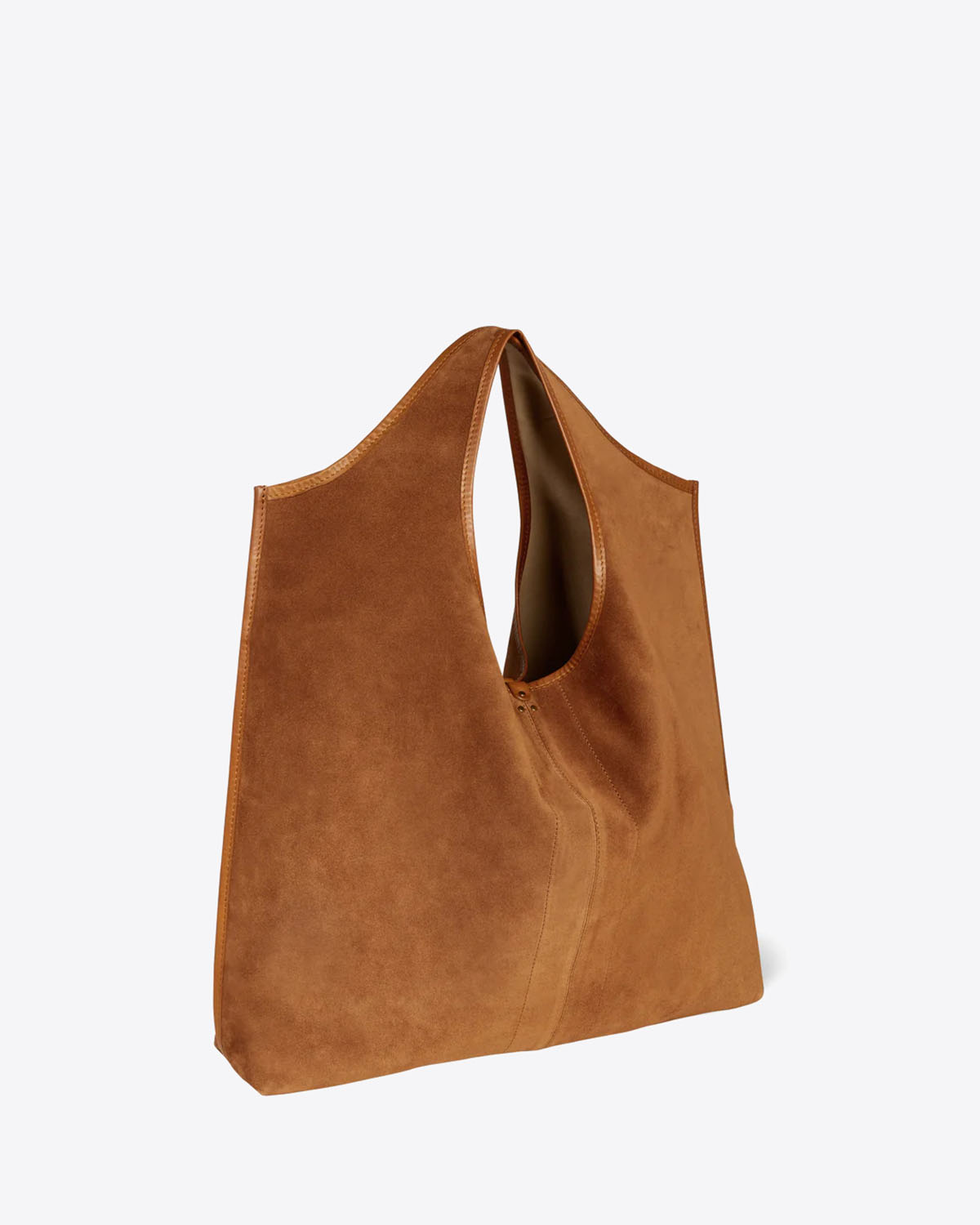 Jérôme Dreyfuss Sac Paco – Cuir Suédé Caramel