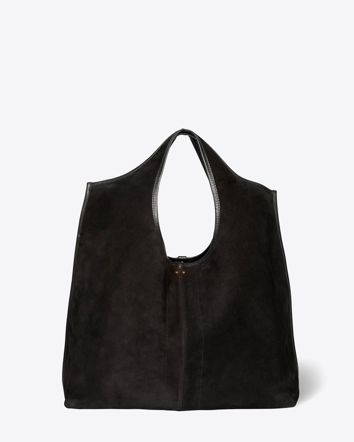Jérôme Dreyfuss Sac Paco – Cuir Suédé Noir