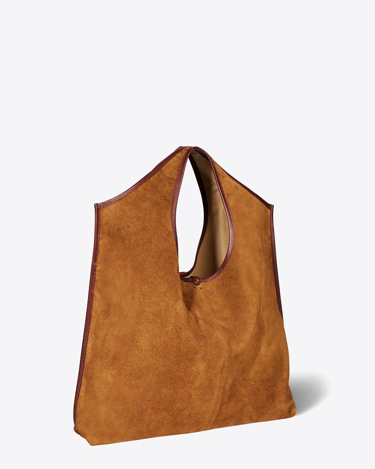 Jérome Dreyfuss Sac Paco – Cuir Suédé Tabac