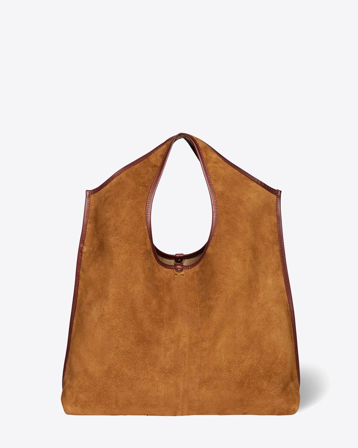 Jérome Dreyfuss Sac Paco – Cuir Suédé Tabac