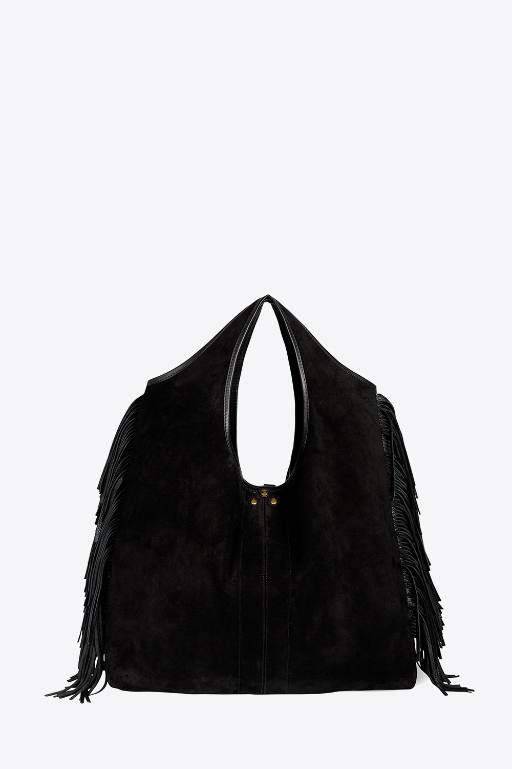 Jérôme Dreyfuss Sac Paco – Cuir Suédé Haenyeo Noir