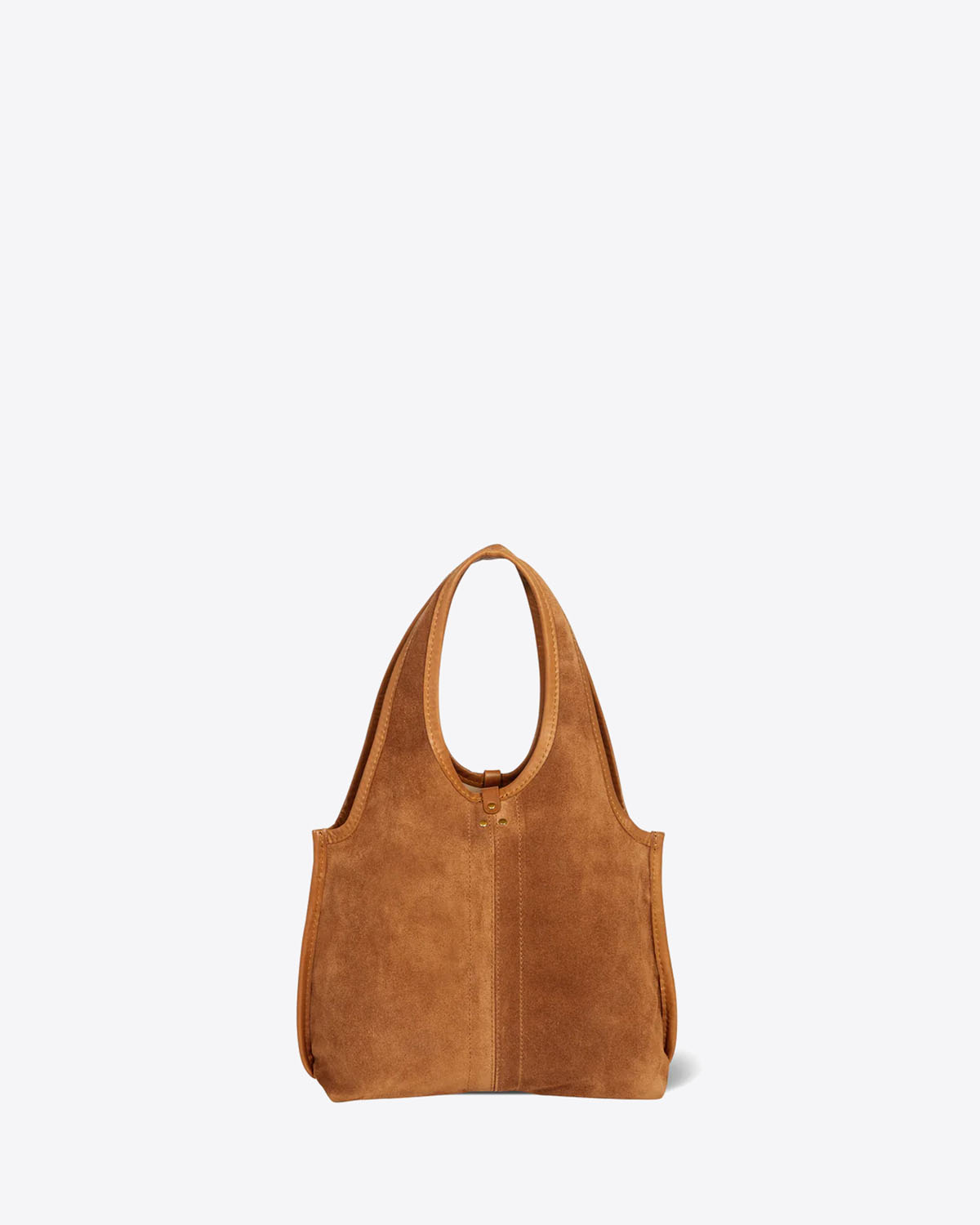 Jérôme Dreyfuss Sac Paco S – Cuir Suédé Caramel