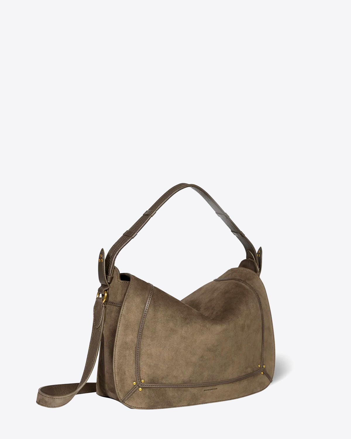 Jérôme Dreyfuss Sac Pepito L – Cuir Suédé Savane