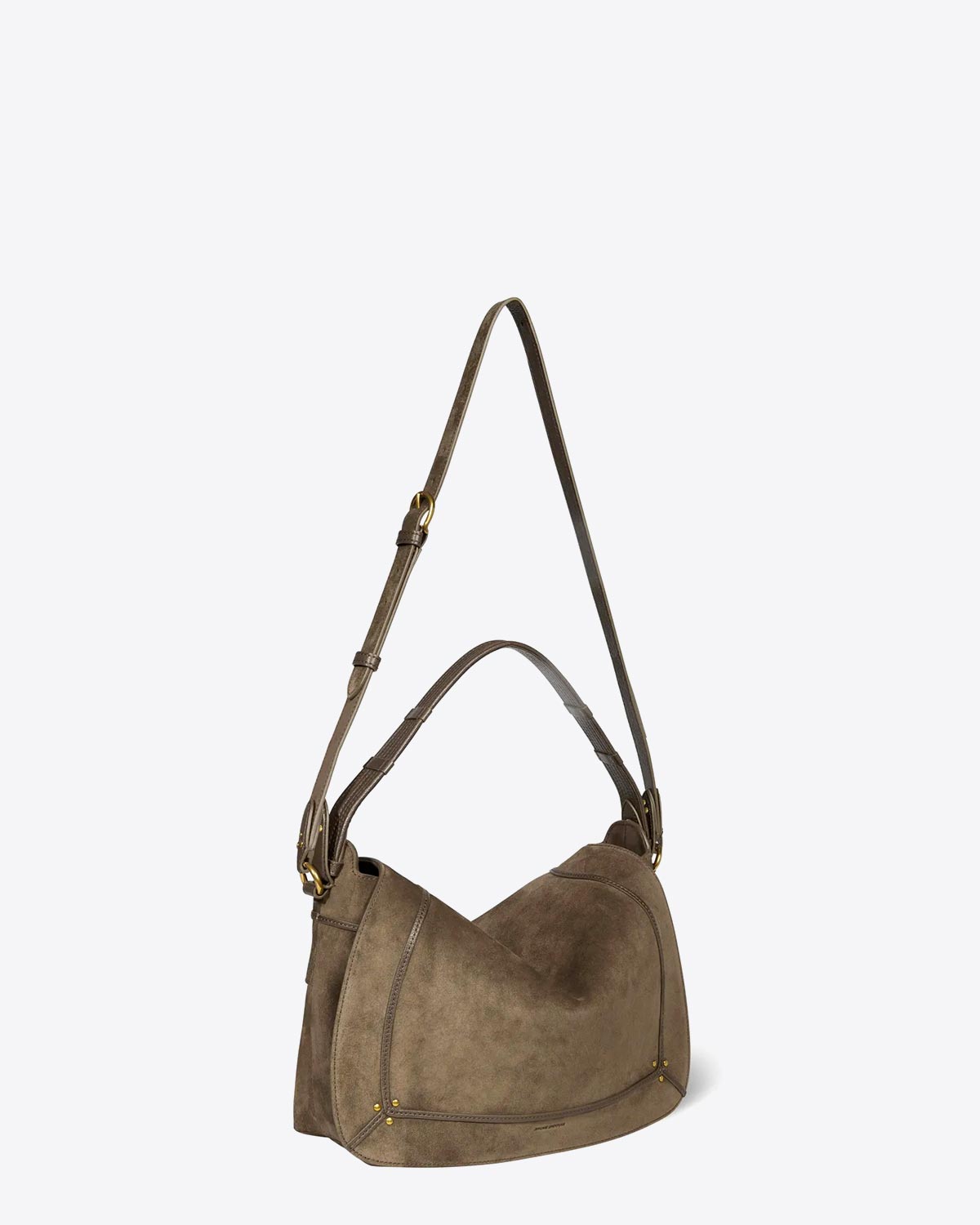 Jérôme Dreyfuss Sac Pepito L – Cuir Suédé Savane