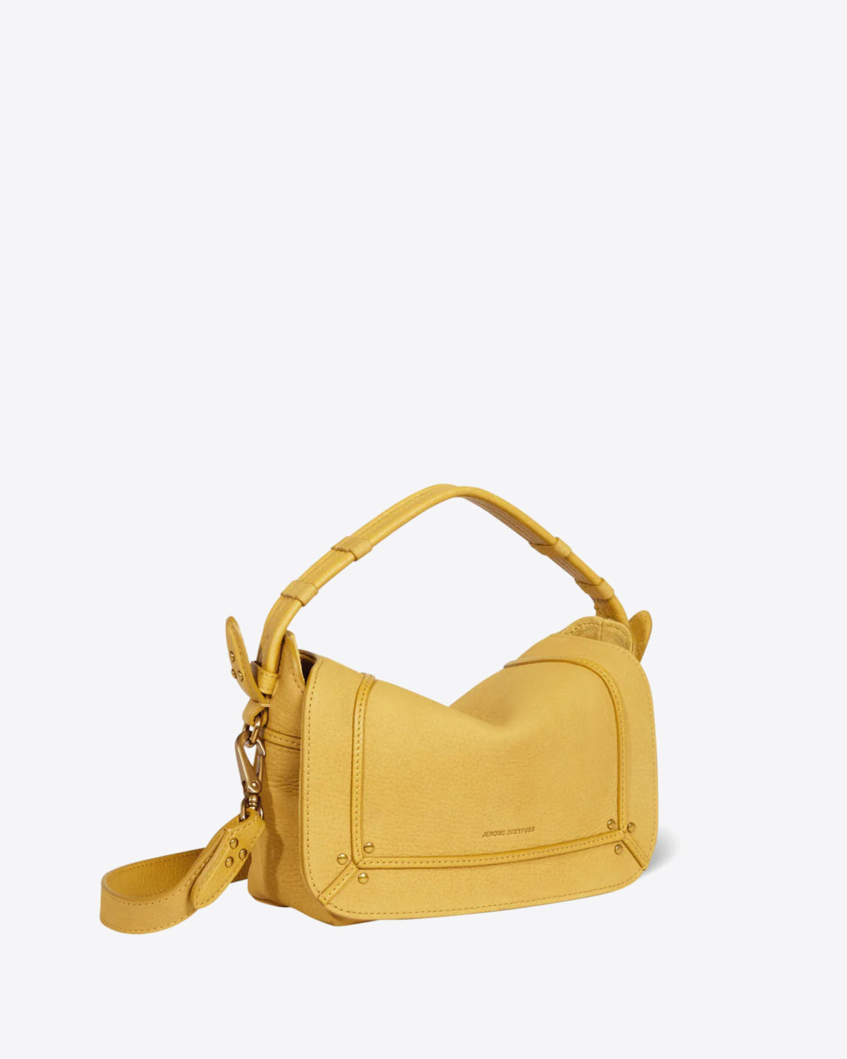 Jérôme Dreyfuss Sac Pepito S – Cuir Suédé Mimosa