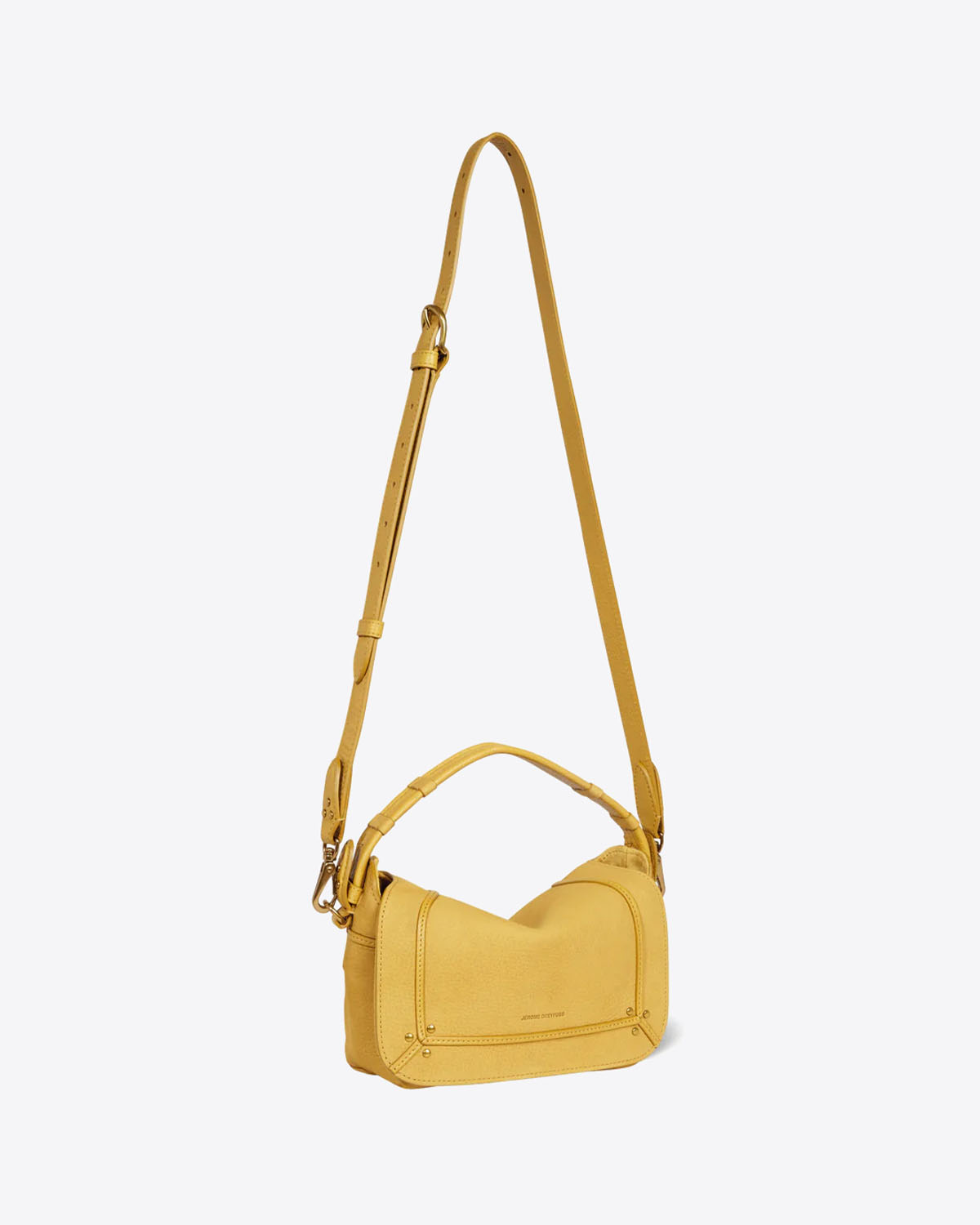 Jérôme Dreyfuss Sac Pepito S – Cuir Suédé Mimosa