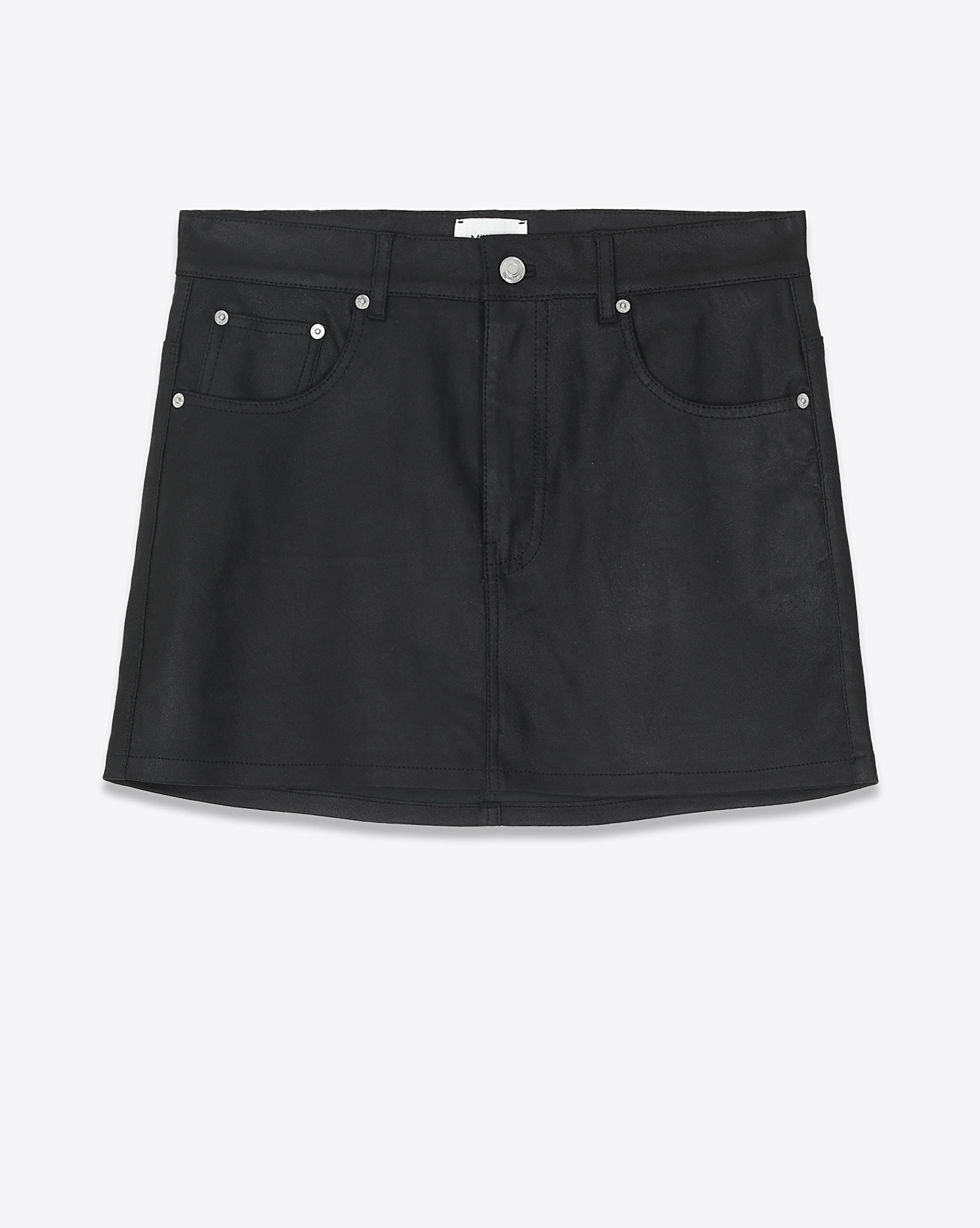 Mikuta Jupe Cuir – Noir
