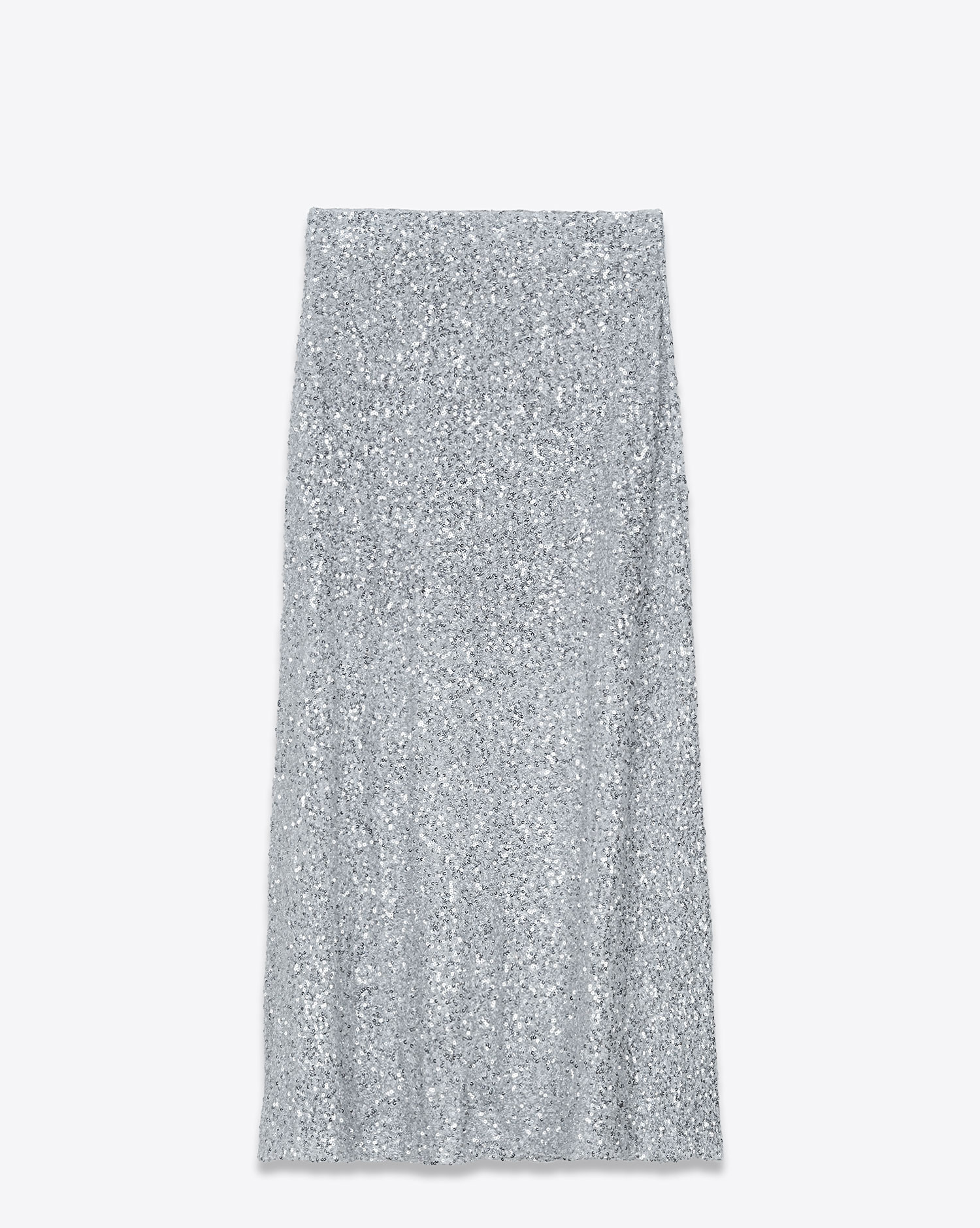Mikuta Jupe Longue Sequin – Argent