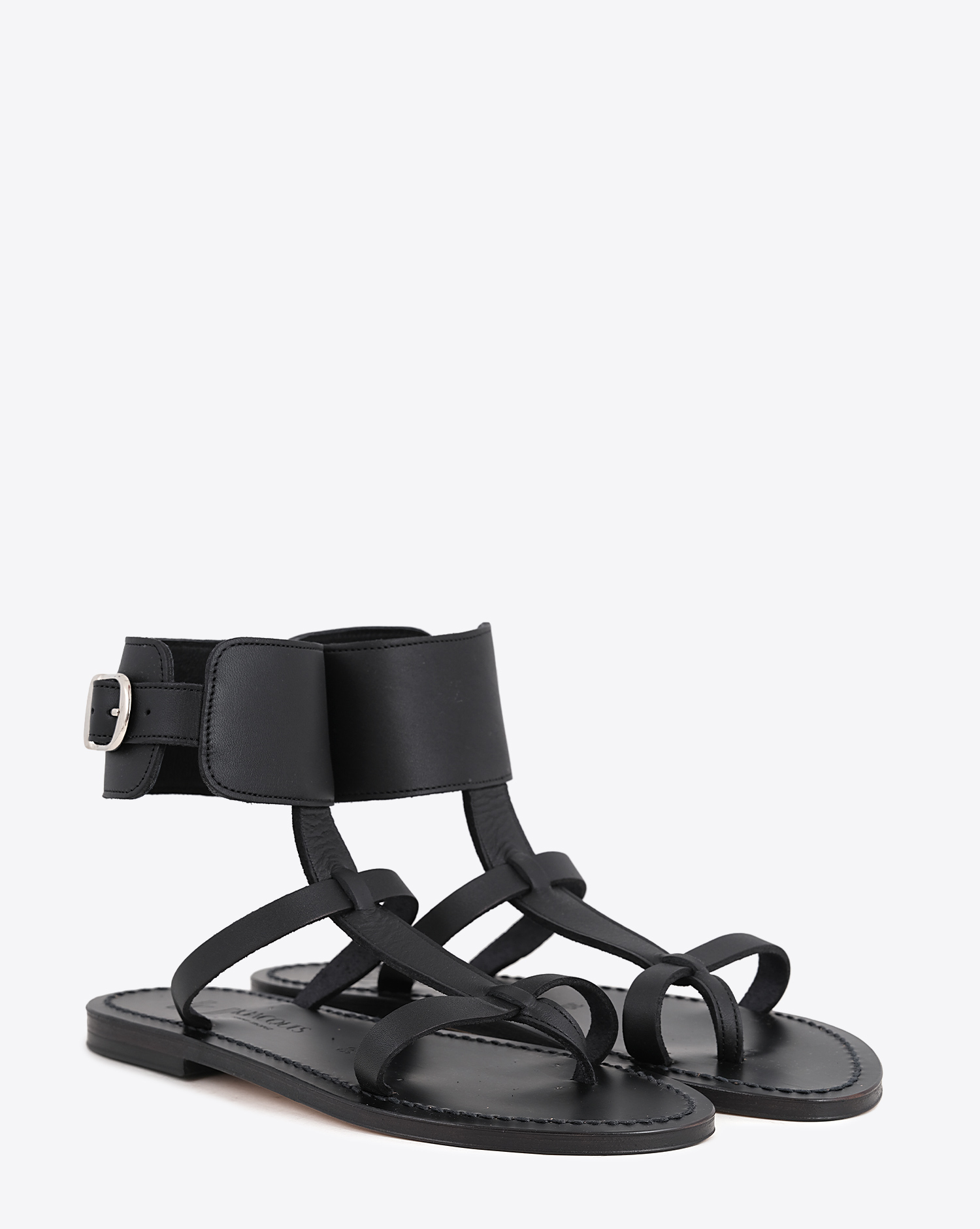 K.Jacques Sandales Caravelle Ebene – Pul Noir