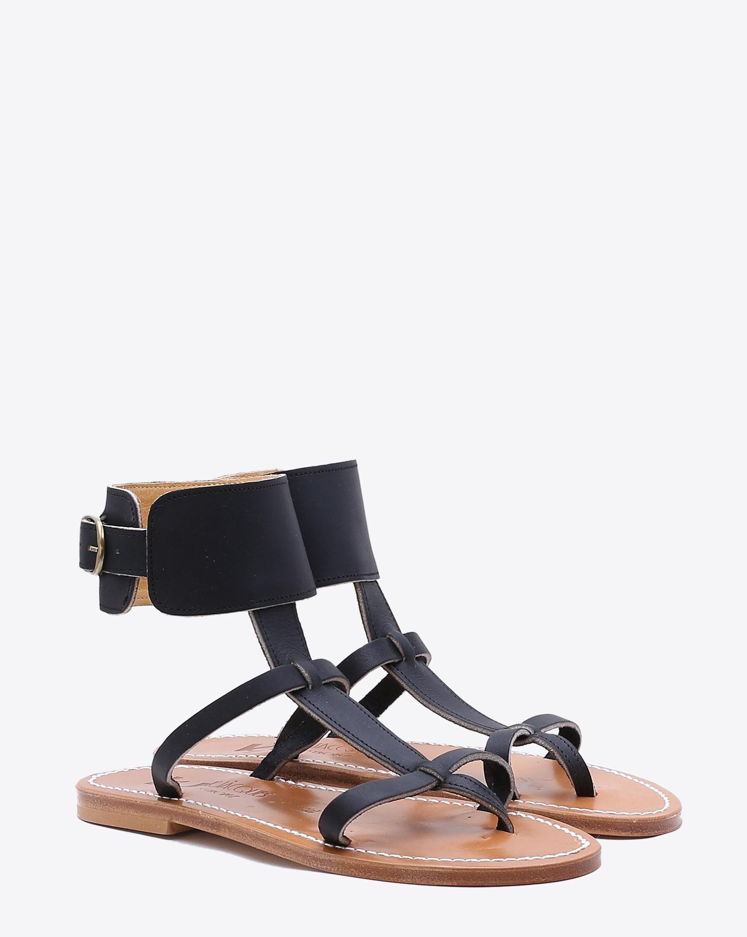 K.Jacques Sandales Caravelle – Pul Noir