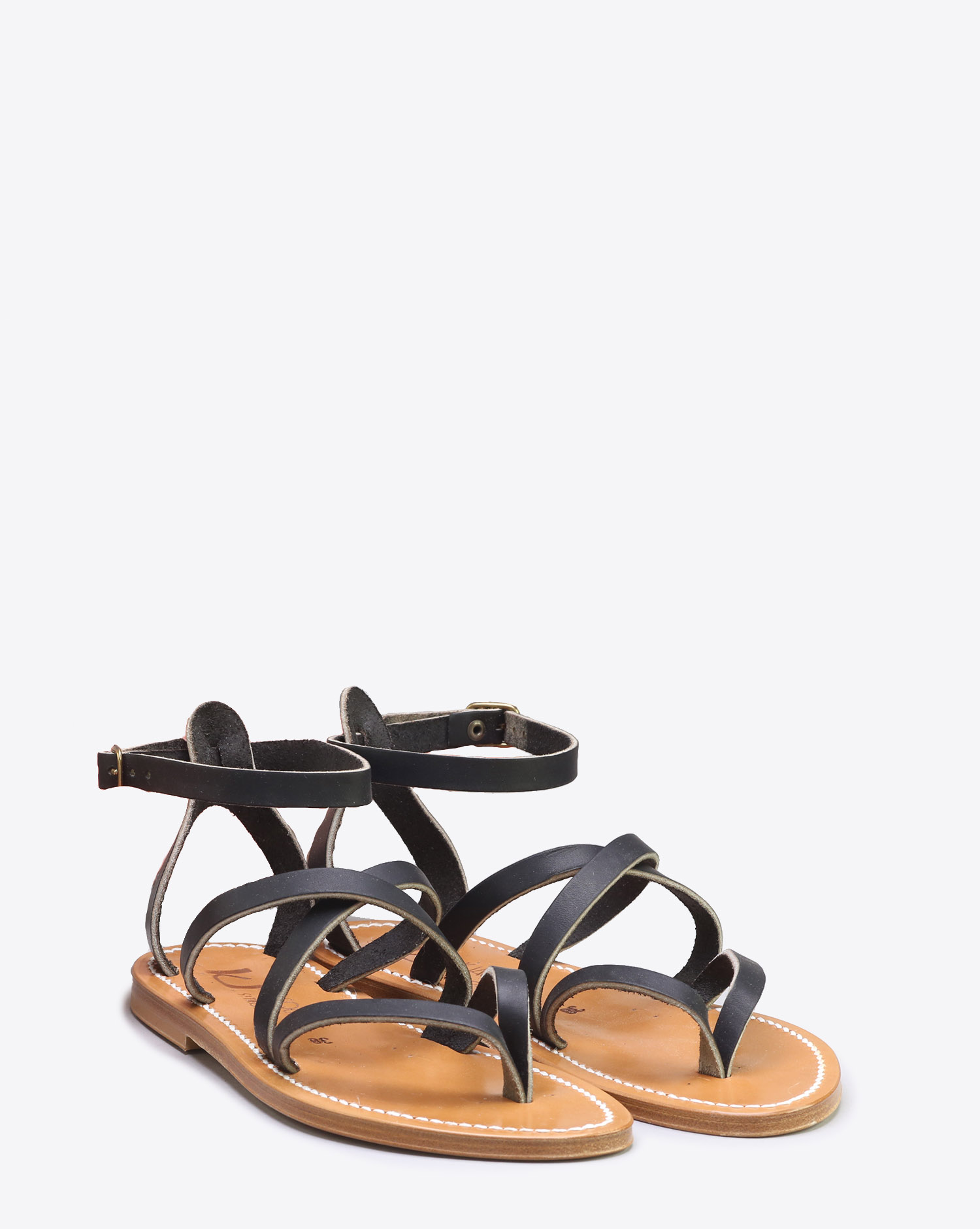 K.Jacques Sandales Epicure – Pul Noir