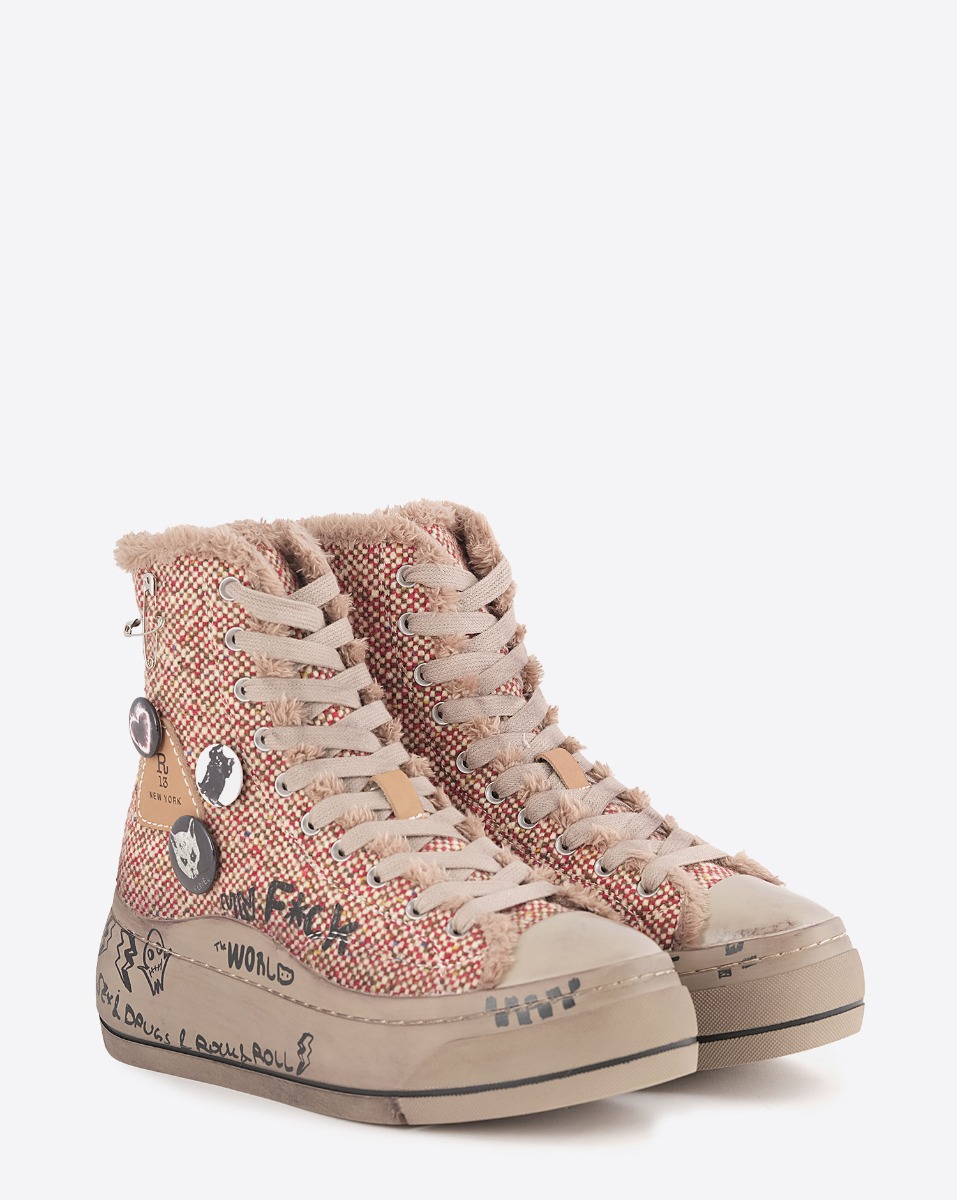 R13 Sneakers Kurt 10-Hole – Laine Rouge