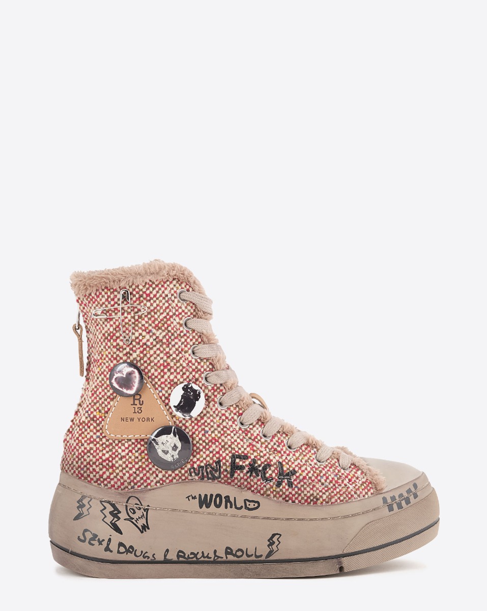 R13 Sneakers Kurt 10-Hole – Laine Rouge