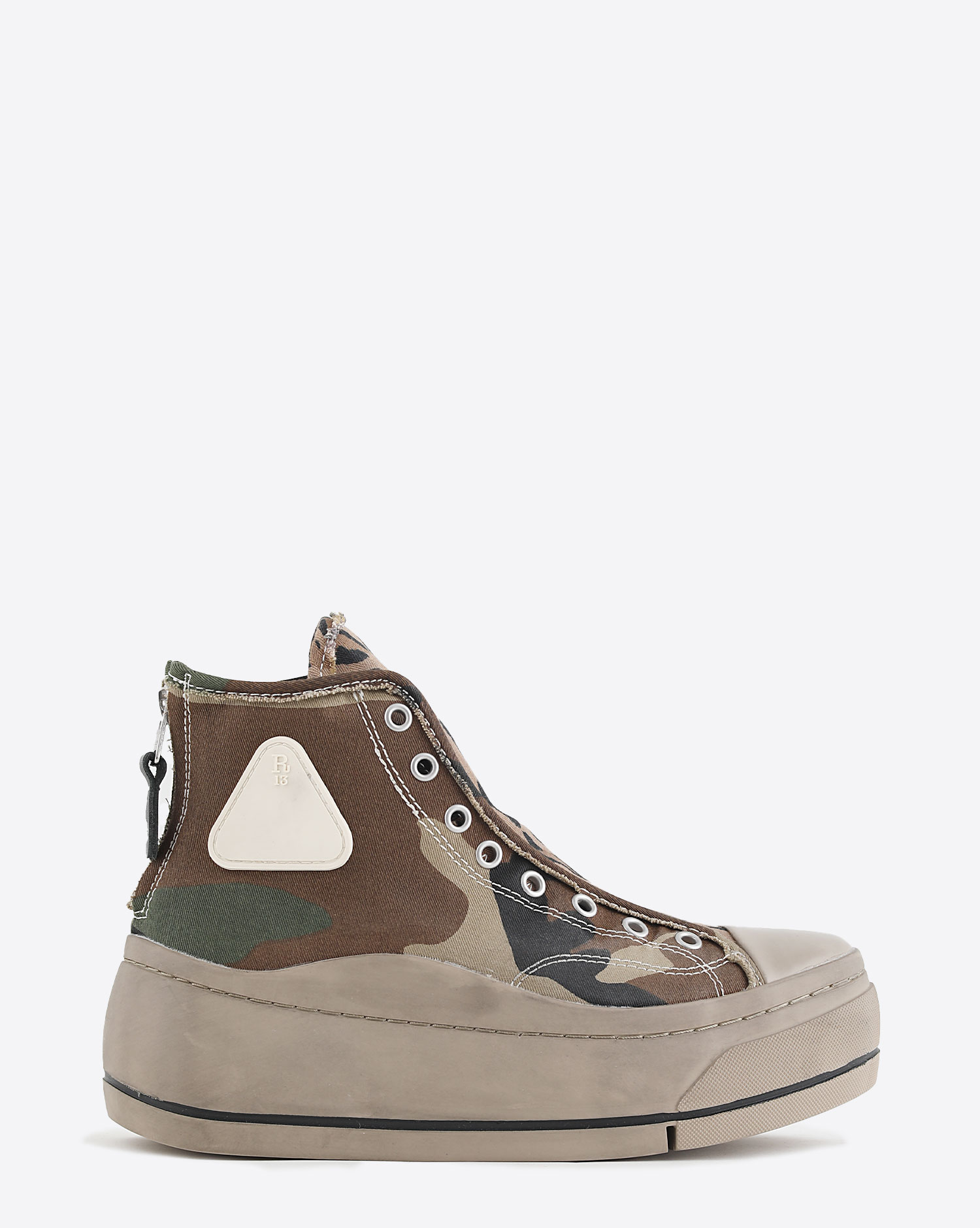 R13 Sneakers Kurt High Top Lace Free – Camouflage
