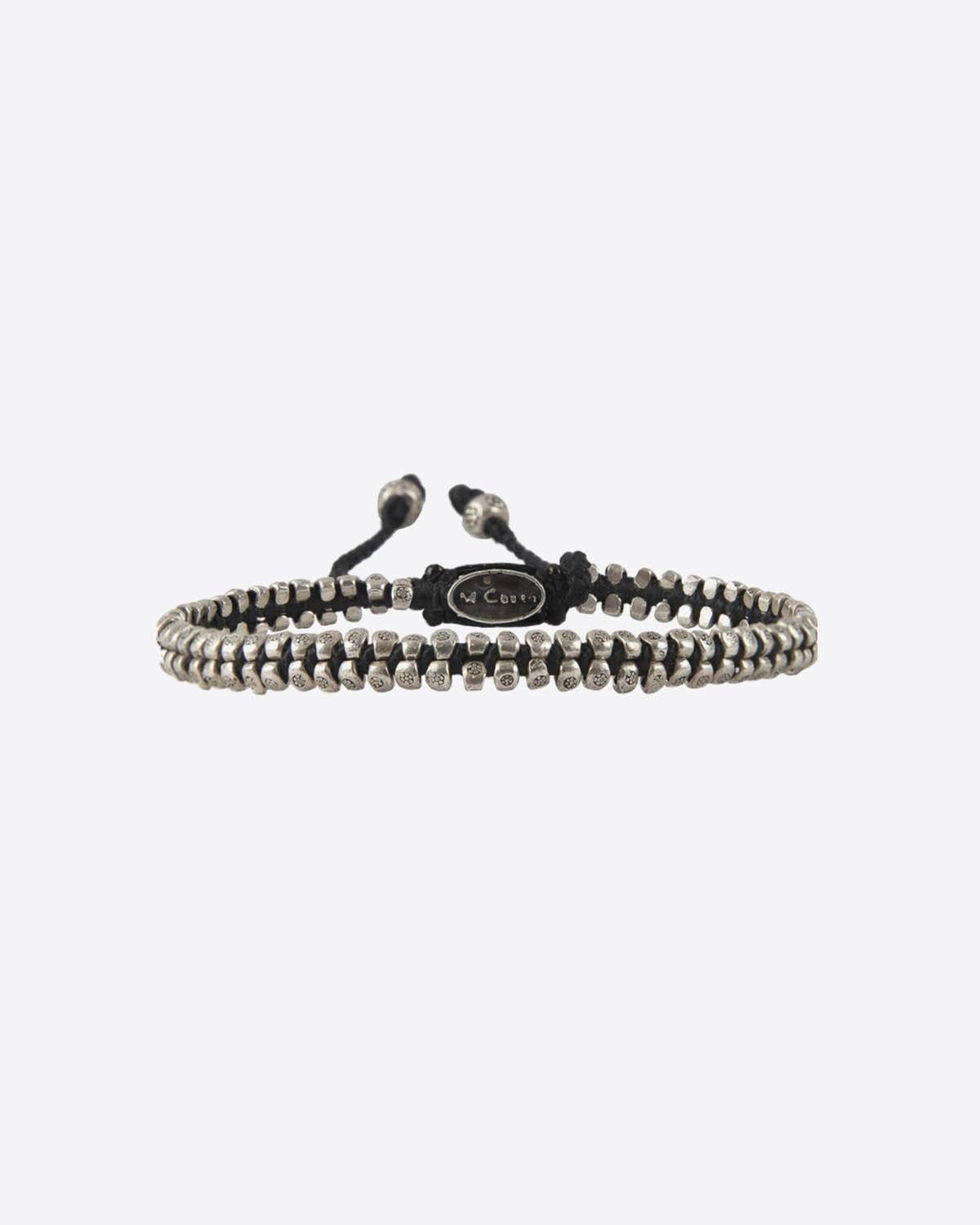 M.Cohen Bracelet 2 Rangs De Perles - Grey
