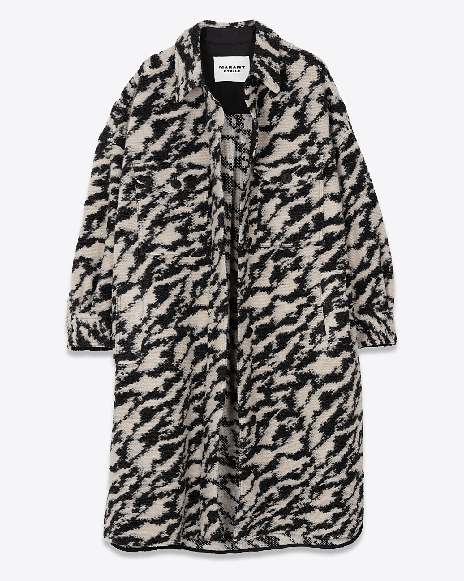 Isabel Marant Etoile Manteau Fontizi – Noir Beige