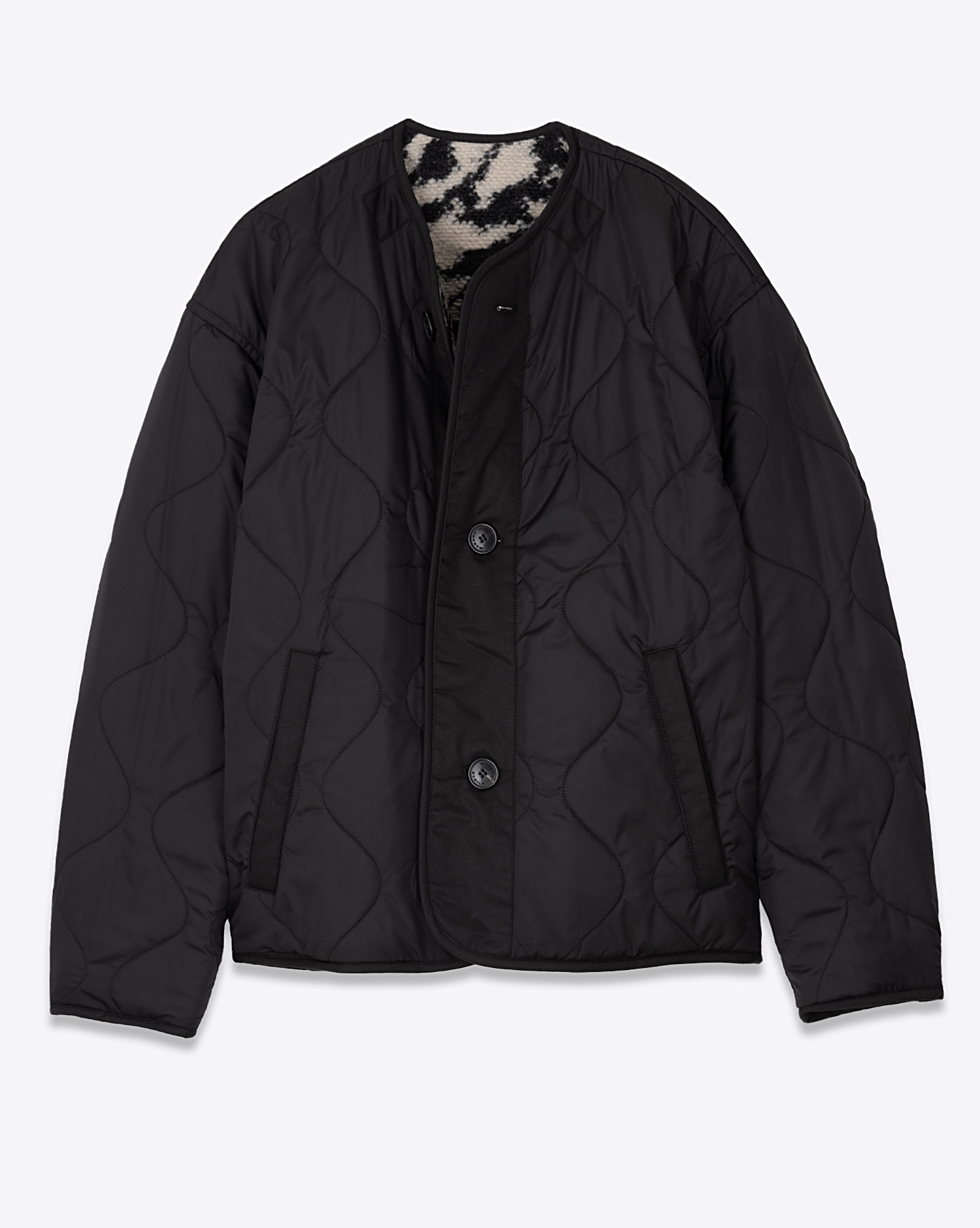 Isabel Marant Etoile Manteau Himala Reversible – Noir Beige
