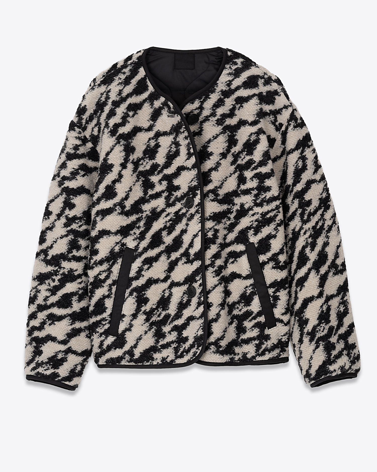 Isabel Marant Etoile Manteau Himala Reversible – Noir Beige