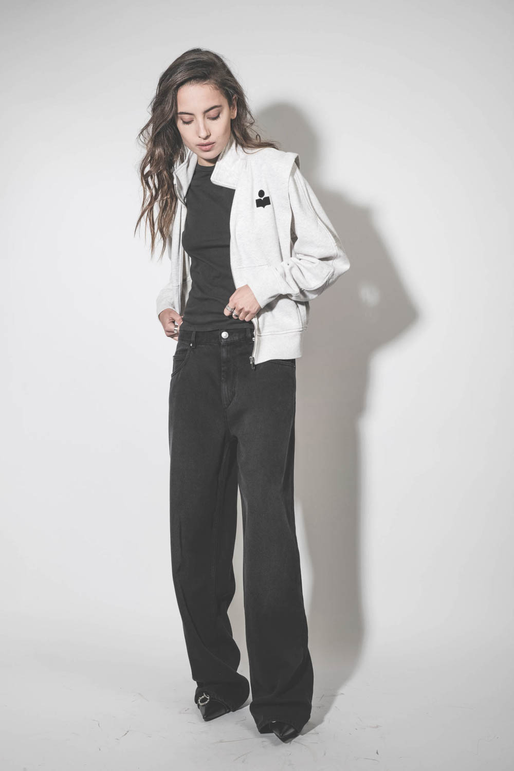 Isabel Marant Etoile Veste Sweatshirt Madilia – Ecru