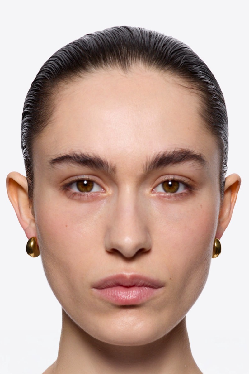 Maria Black Boucles d'Oreilles Tryvann Pillow – Plaqué Or