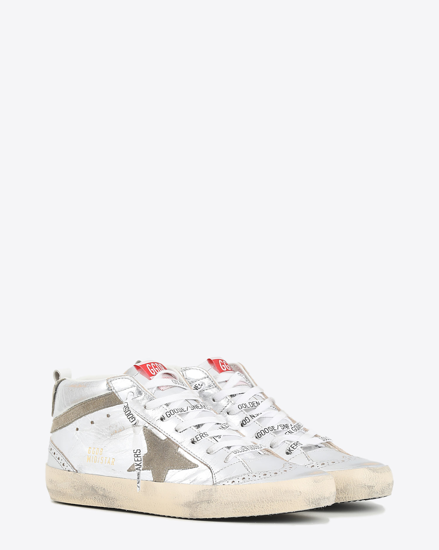 Golden Goose Femme Sneakers Mid Star  - Silver Taupe 70216