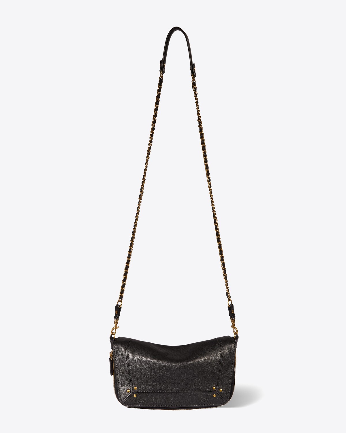 Jérôme Dreyfuss Sac Bobi S – Cuir Chèvre Noir