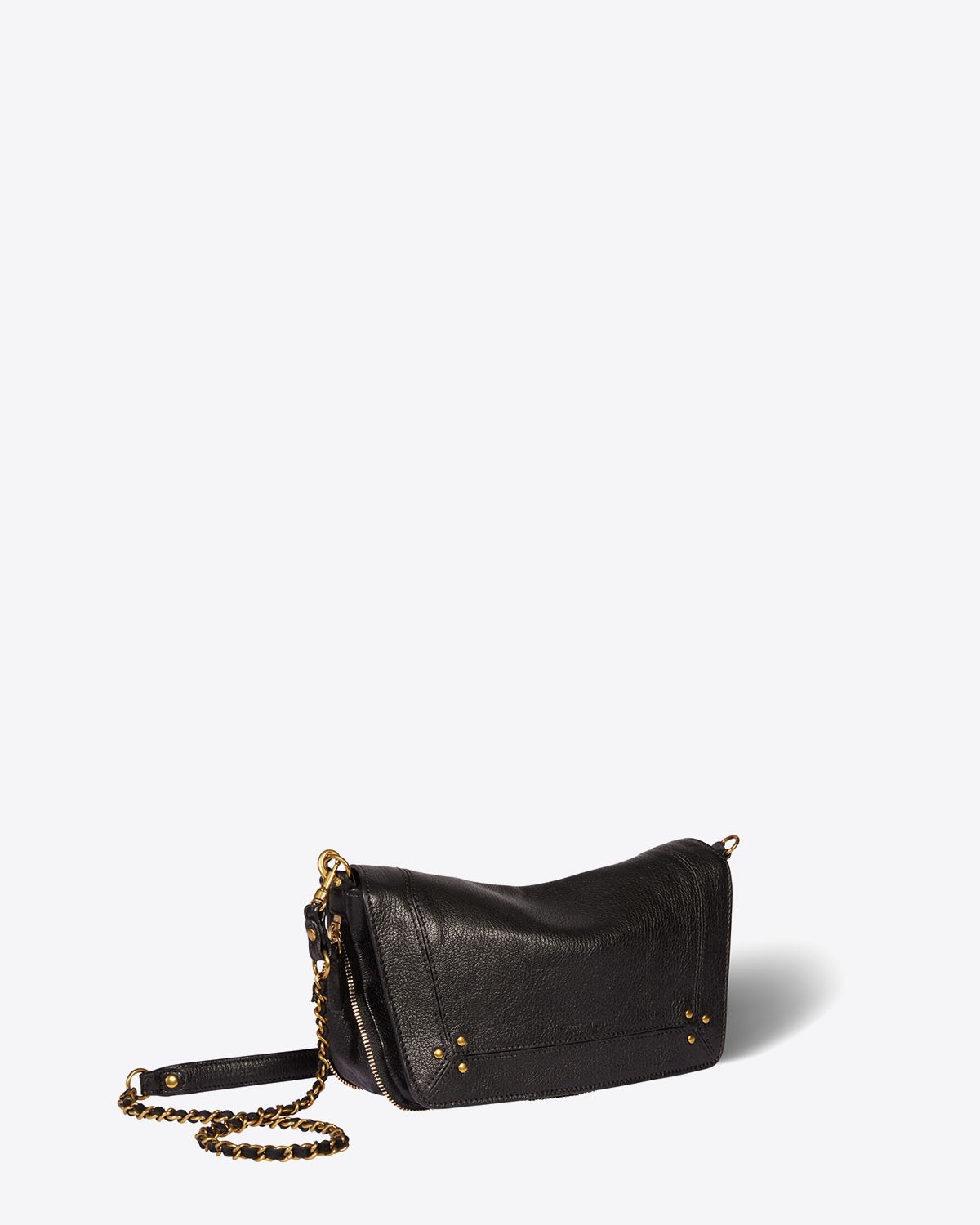 Jérôme Dreyfuss Sac Bobi S – Cuir Chèvre Noir