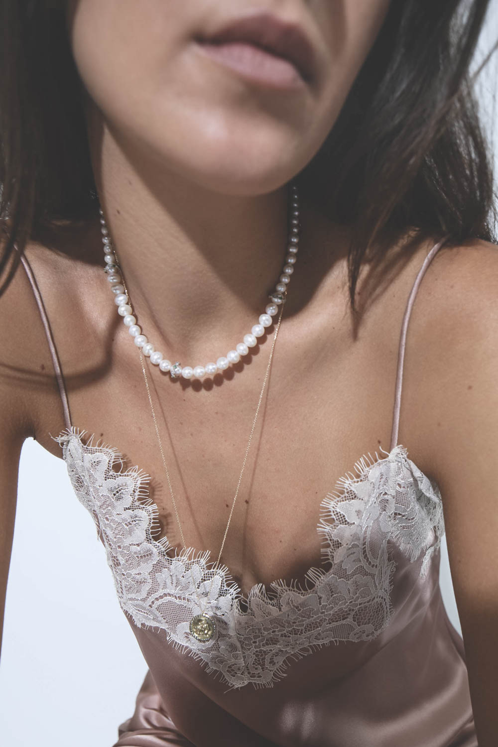 Pascale Monvoisin Collier Chelsea n°2 –  Diamants Émeraudes
