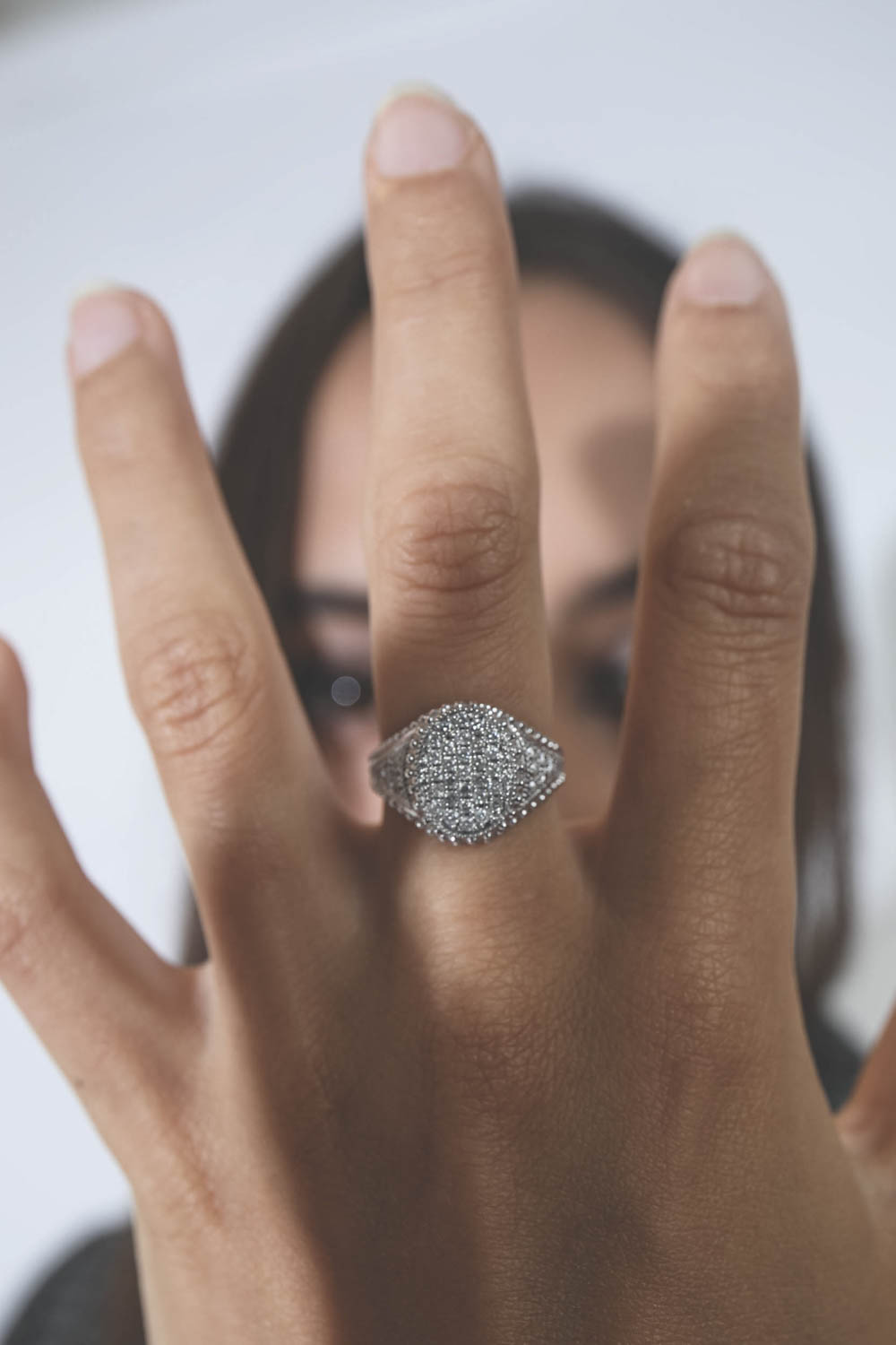 De Jaegher Bague Divinely - Argent & Diamants Blancs