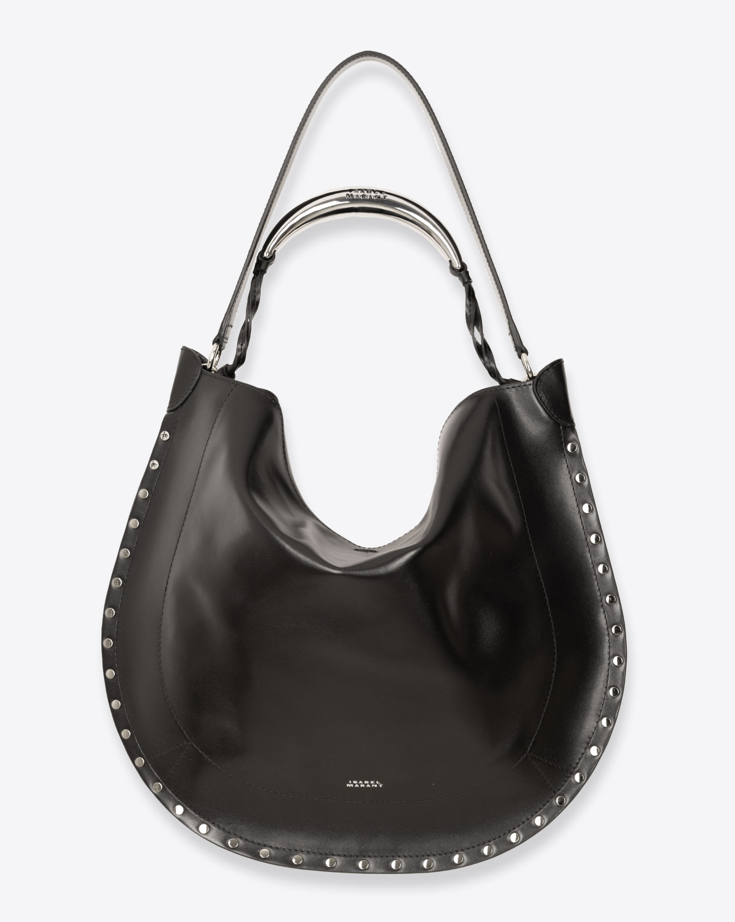 Isabel Marant Sac Oskan Hobo Soft – Bijou Noir Silver
