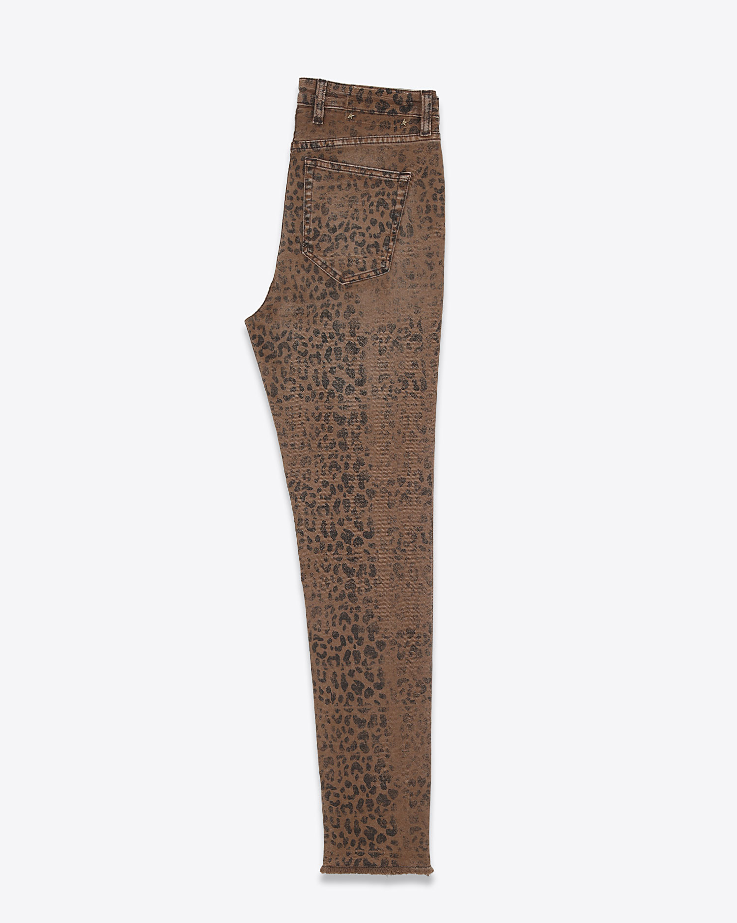 Golden Goose Pantalon Deena – Léopard Tannin Black