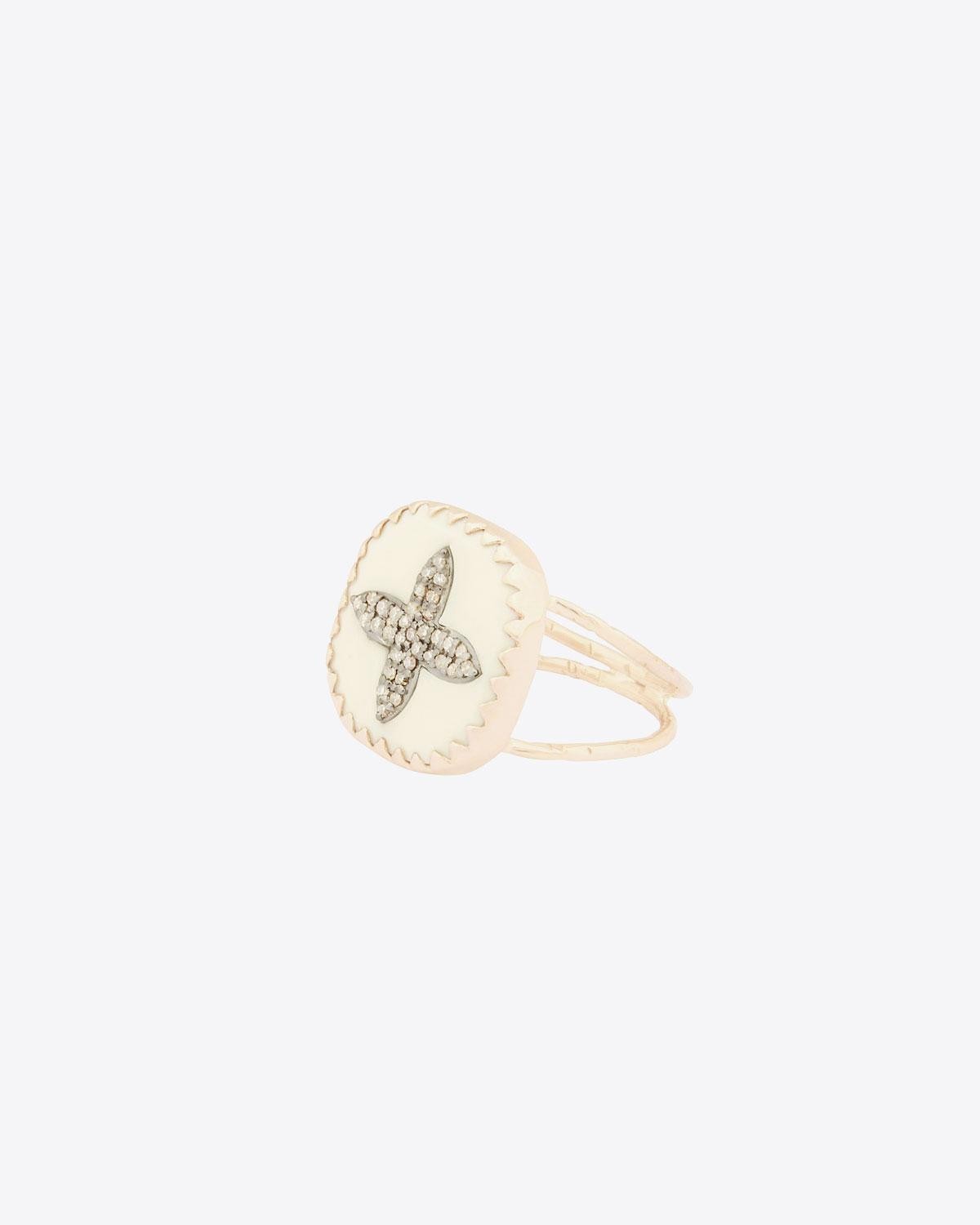 Pascale Monvoisin Bague Bowie n°2 – Blanc Diamant