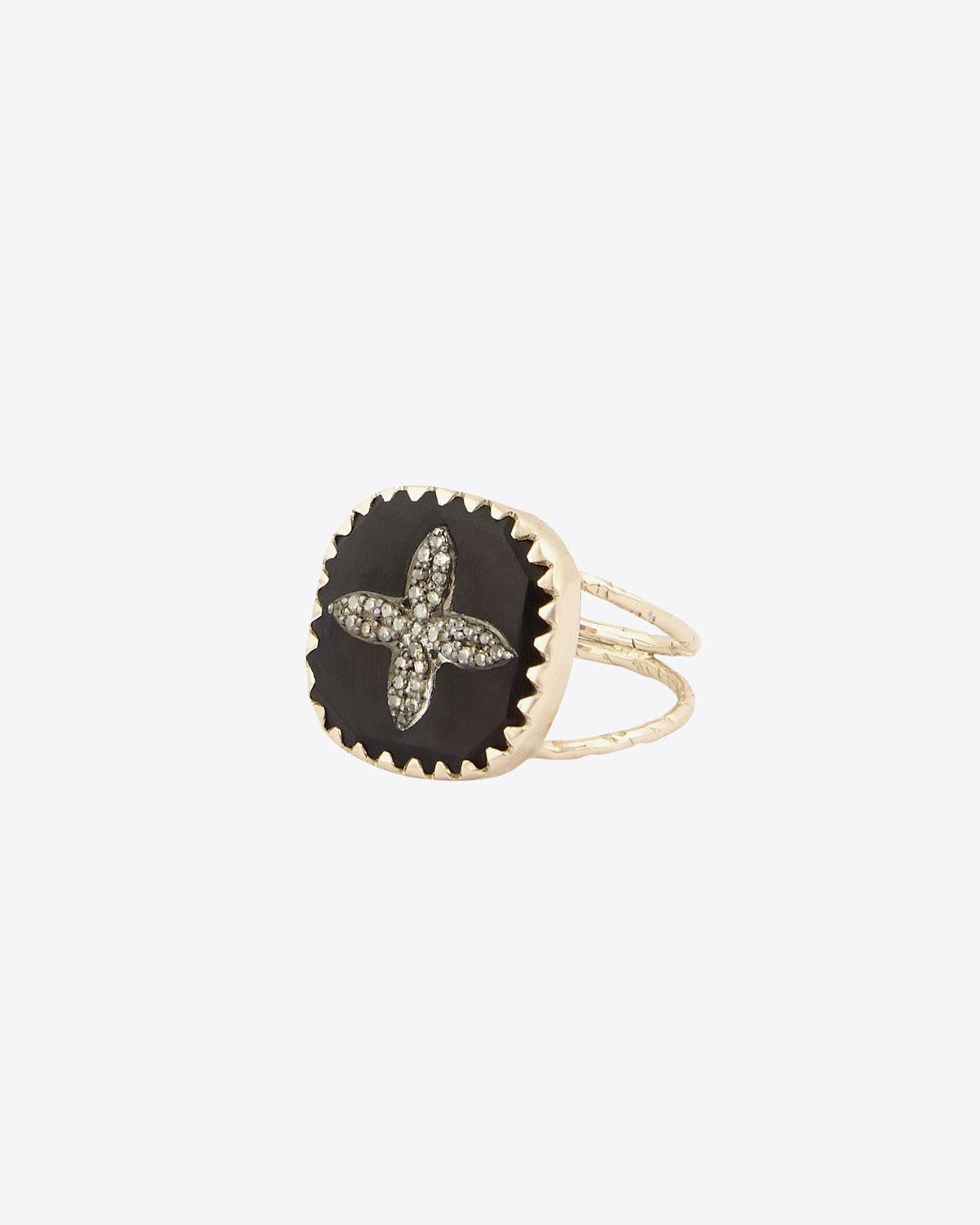 Pascale Monvoisin Bague Bowie N°2 – Noir Diamant