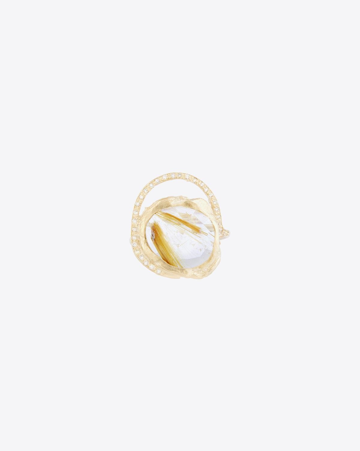 Pascale Monvoisin Bague Gaïa – Rutile Quartz