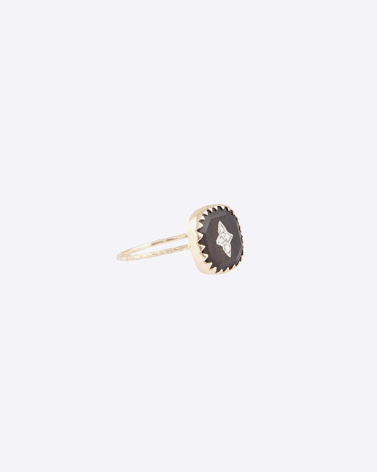 Pascale Monvoisin Bague Pierrot – Noir Diamant