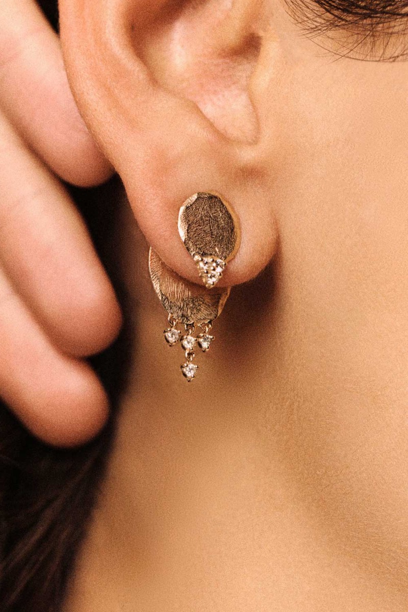 Pascale Monvoisin Boucle D'oreille Gaby N°3 – Diamant