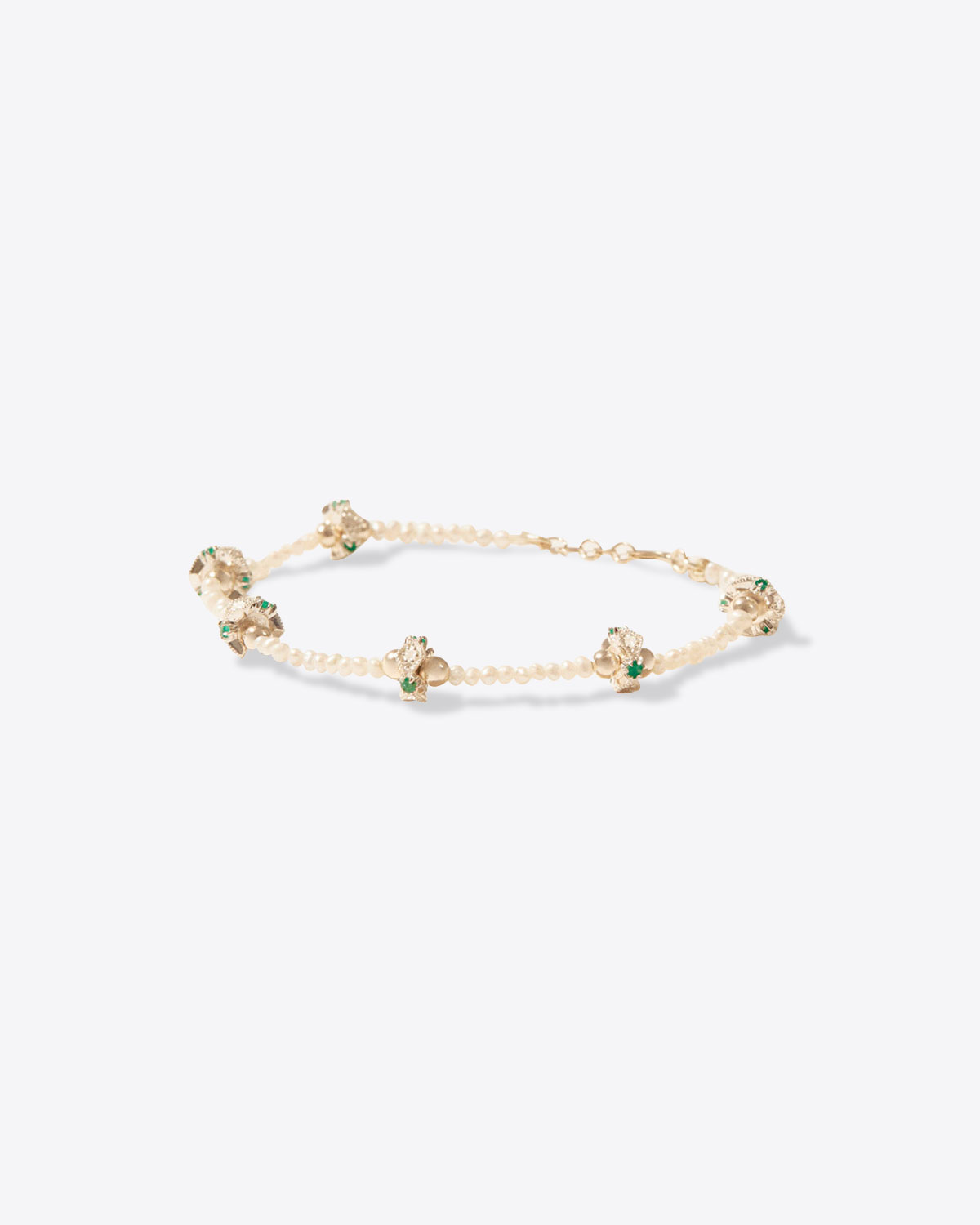 Pascale Monvoisin Bracelet Chelsea N°1 – Diamants Émeraudes