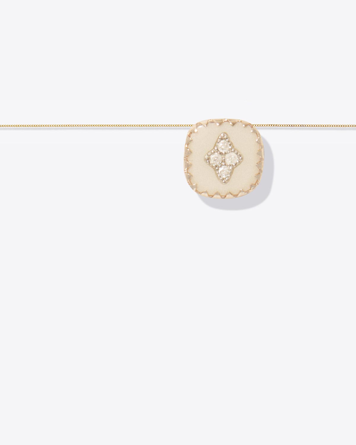 Pascale Monvoisin Collier Pierrot N°2 – Blanc Diamant