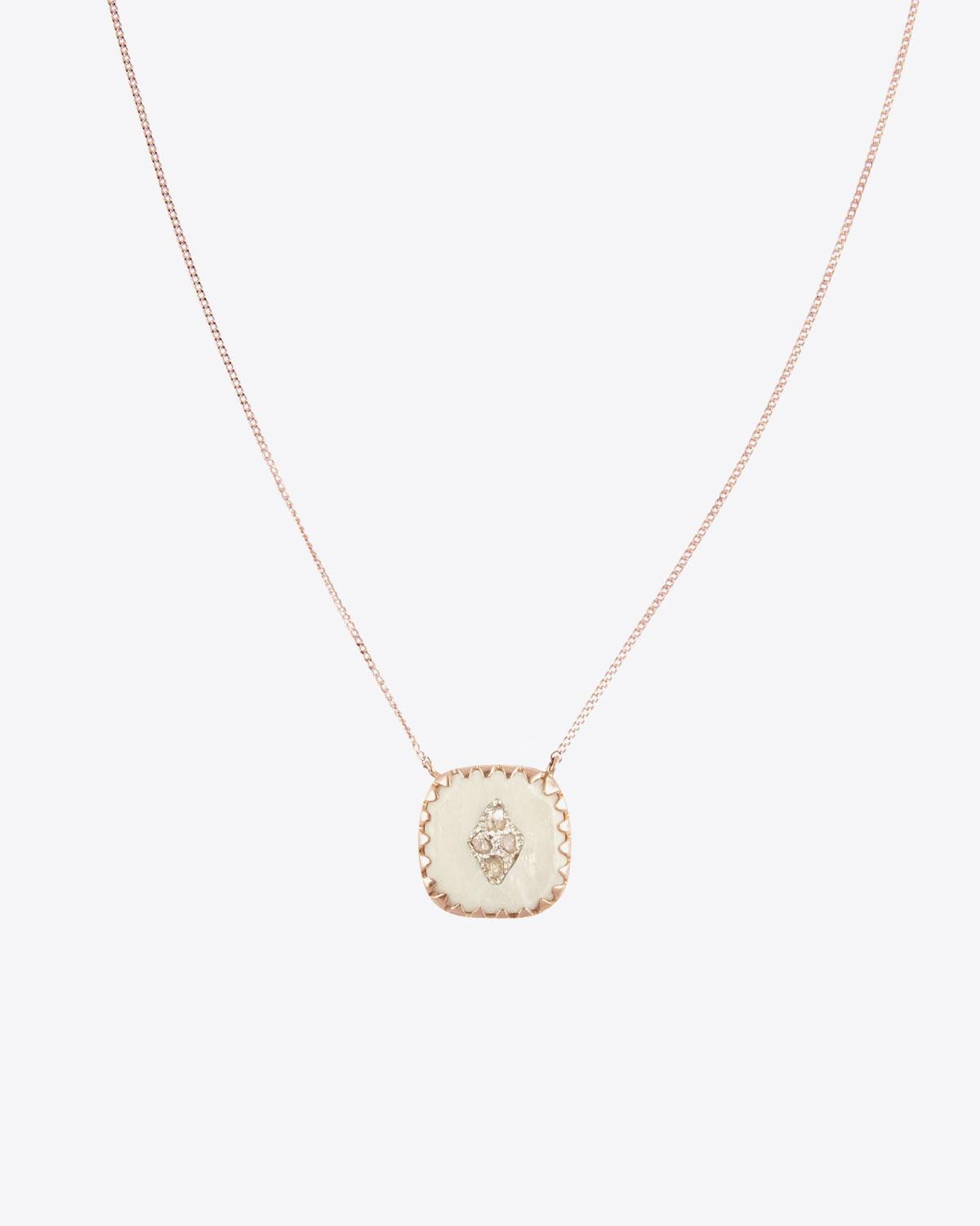 Pascale Monvoisin Collier Pierrot N°2 – Blanc Diamant