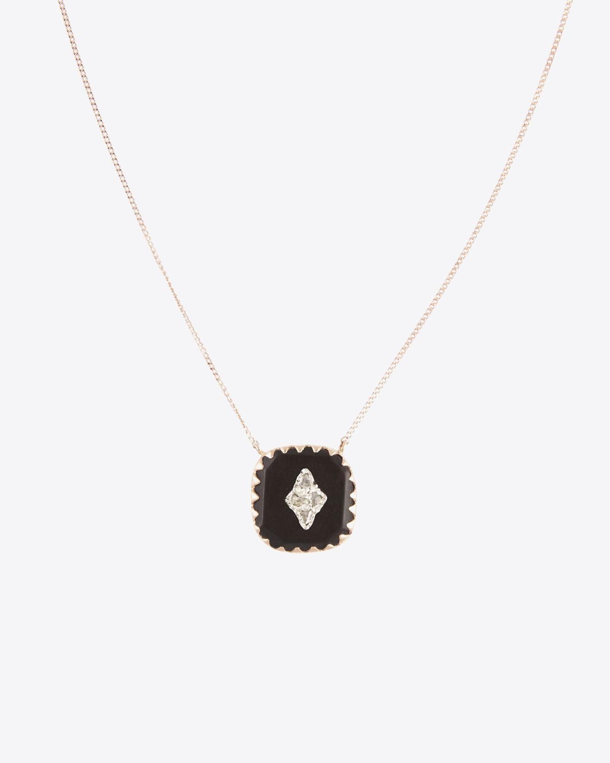 Pascale Monvoisin Collier Pierrot N°2 – Noir Diamant