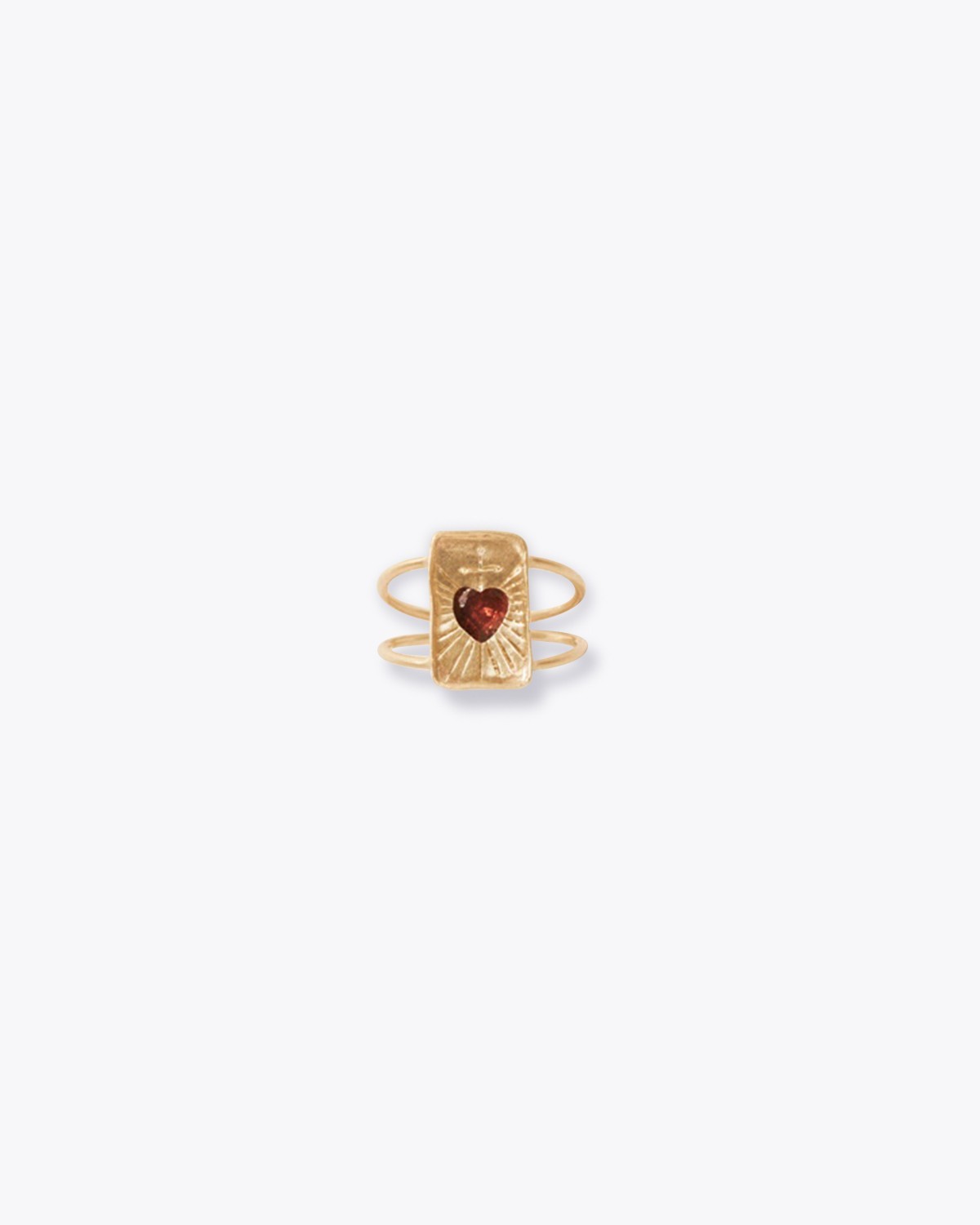 Pascale Monvoisin Bague l'Amour – Grenat