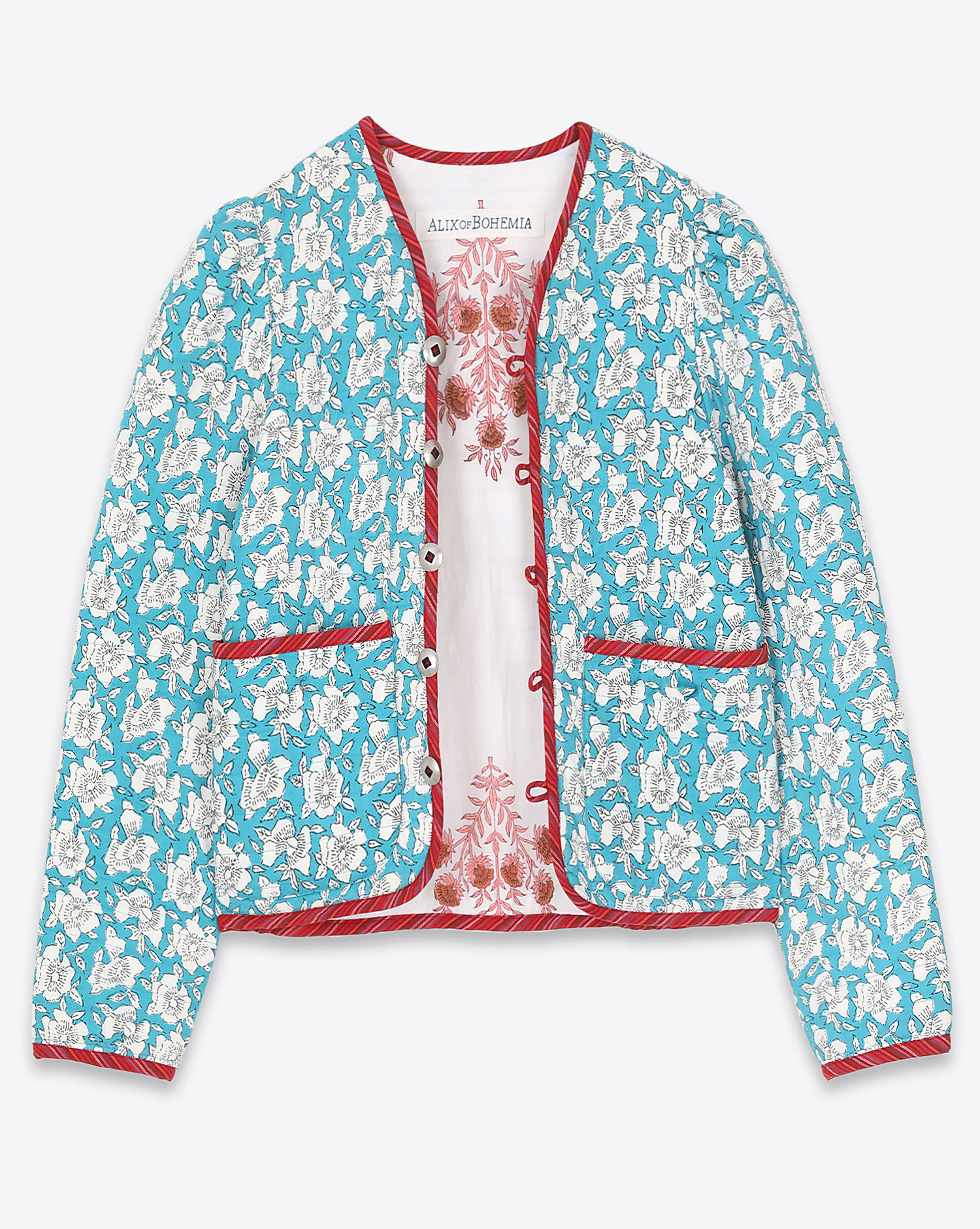 Alix Of Bohemia Veste Pasha Quilted – Aqua