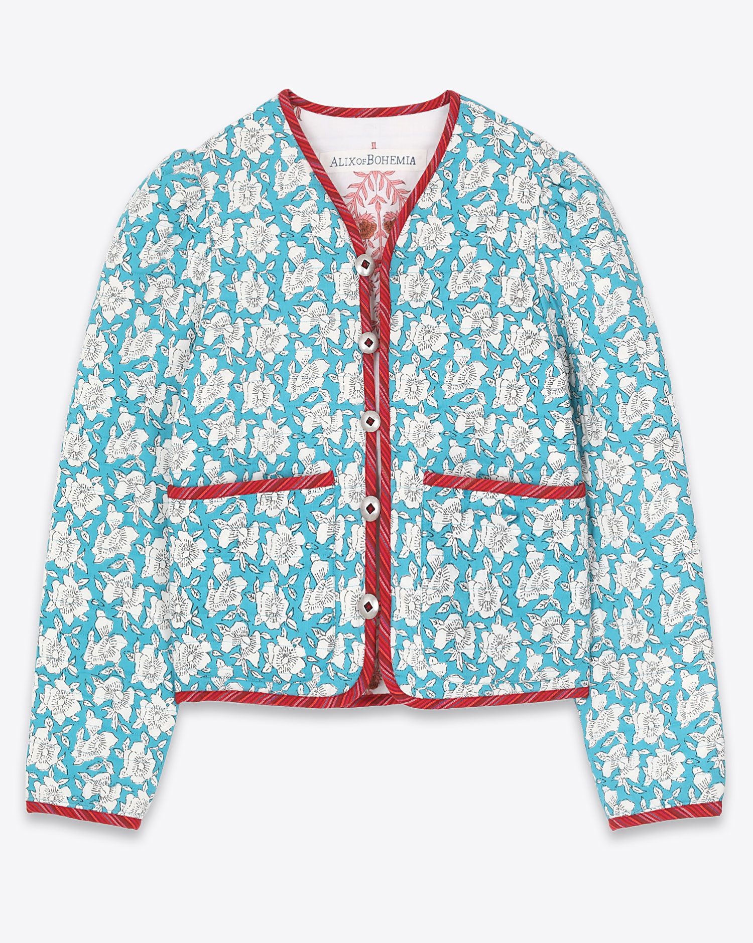 Alix Of Bohemia Veste Pasha Quilted – Aqua