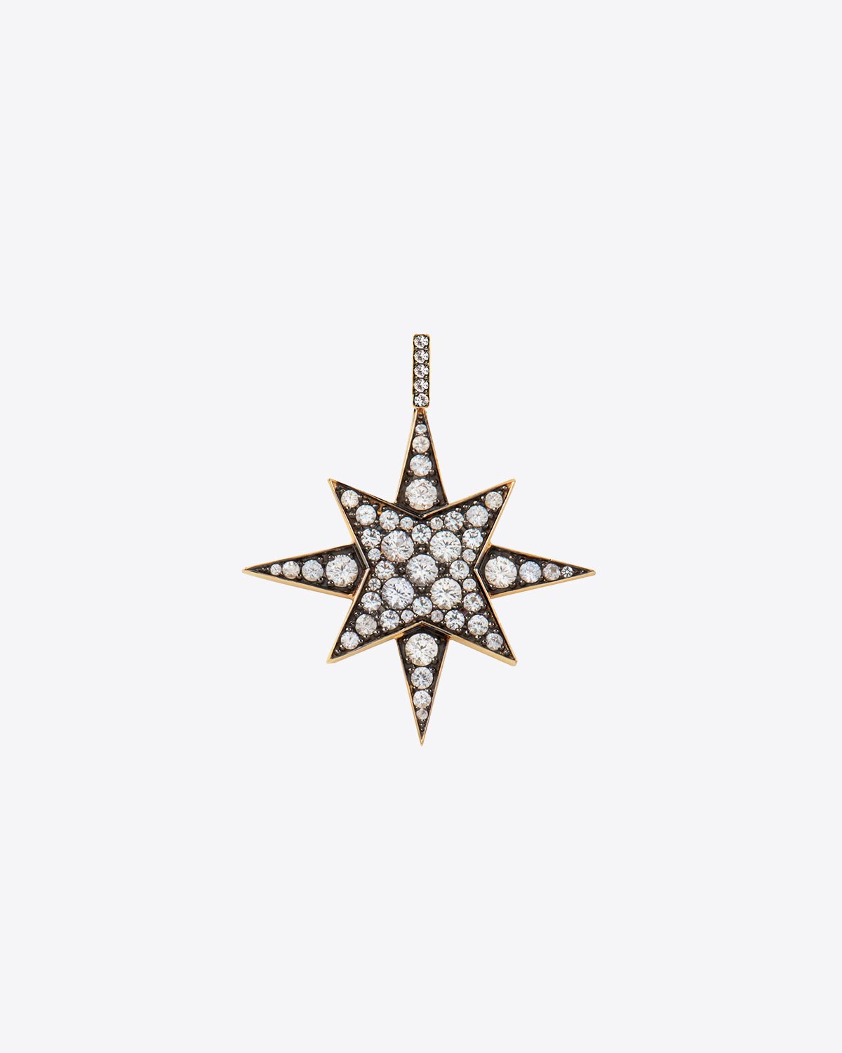 Feidt Pendentif Etoile – Or Jaune 9K et Saphirs
