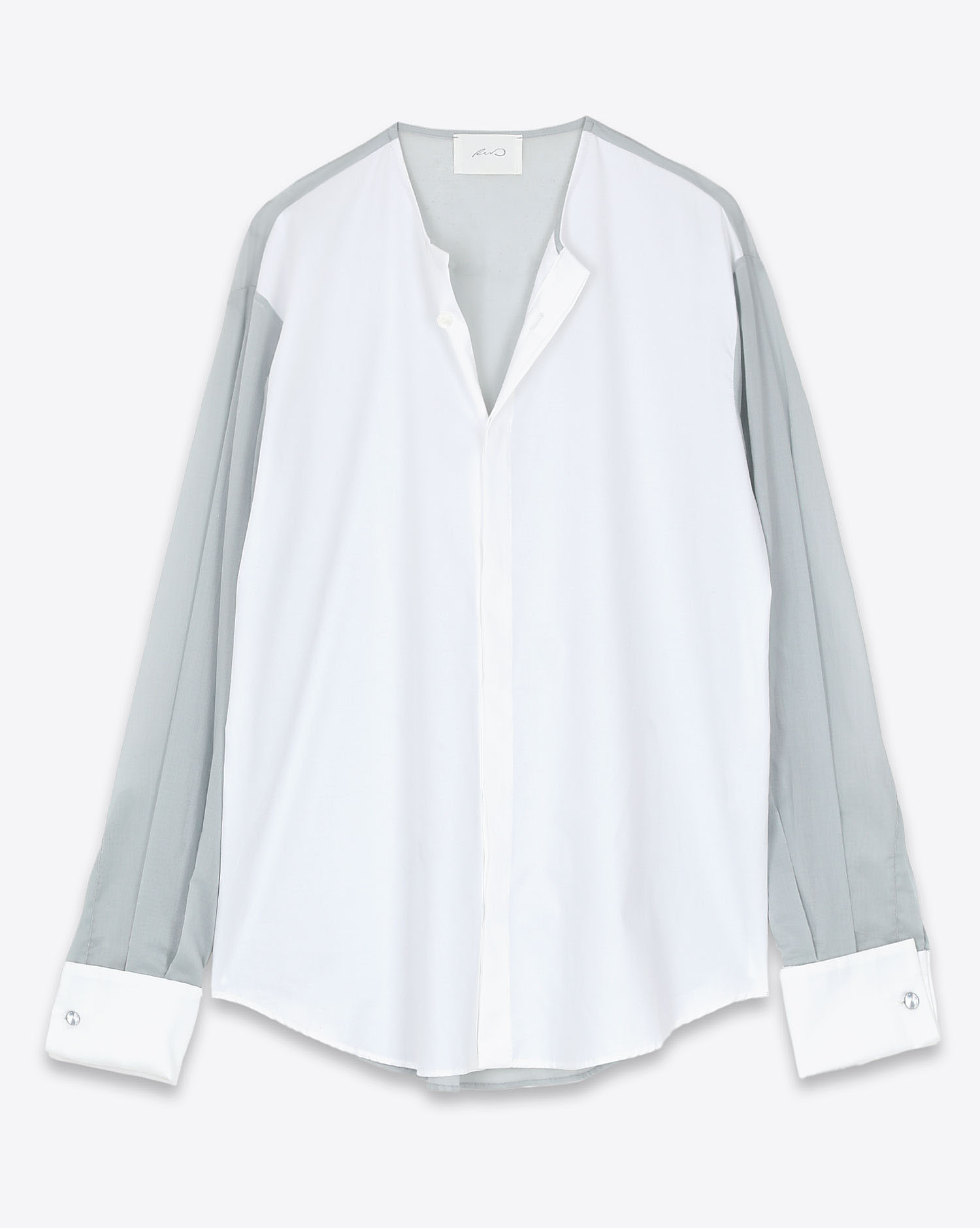 Rory William Docherty Placket French Cuff Shirt – White
