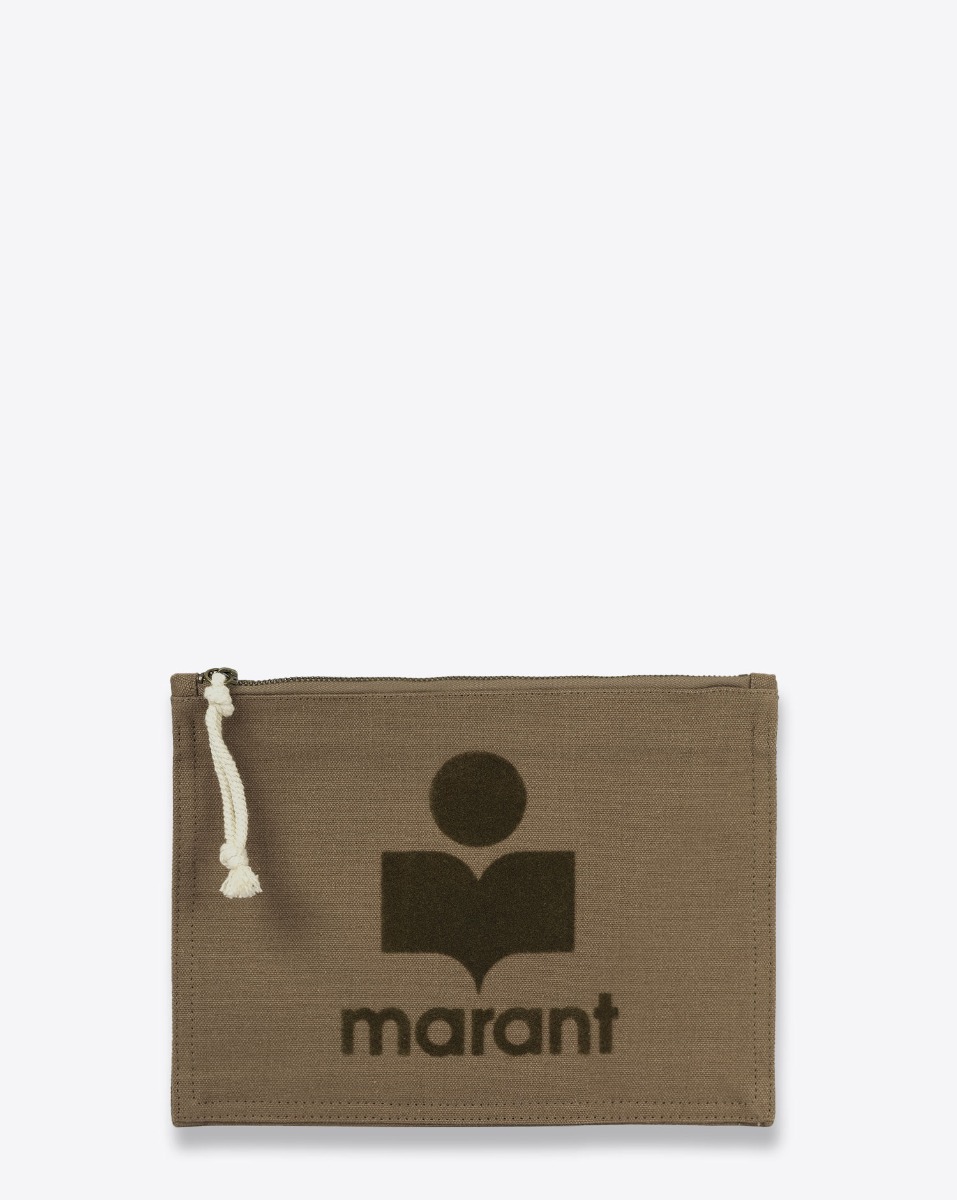 Isabel Marant Pochette Netia – Kaki Foncé