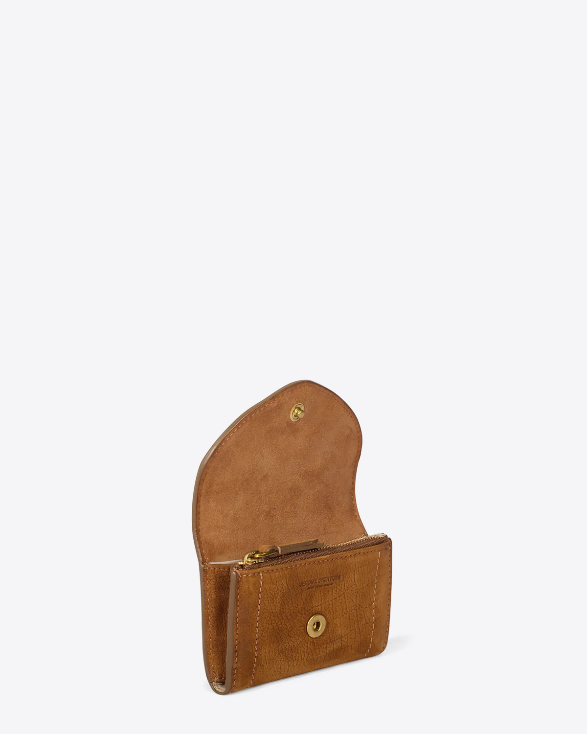 Jérôme Dreyfuss Accessoires Helmut PM – Split Suede Léopard Chamois