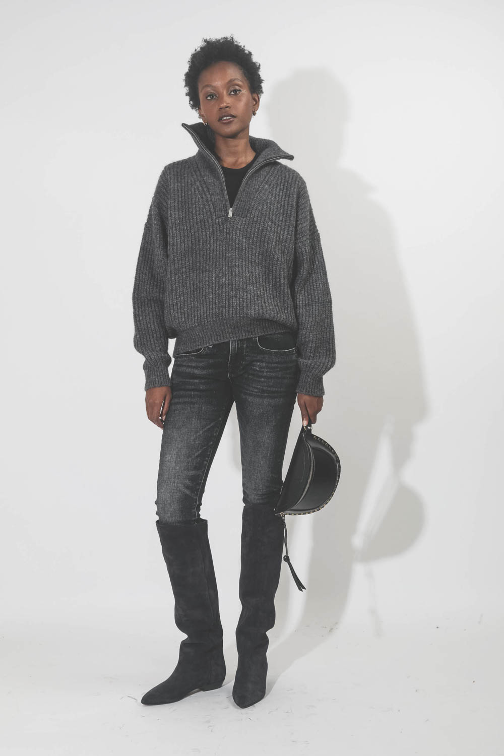 Isabel Marant Etoile Pull Myclan – Anthracite