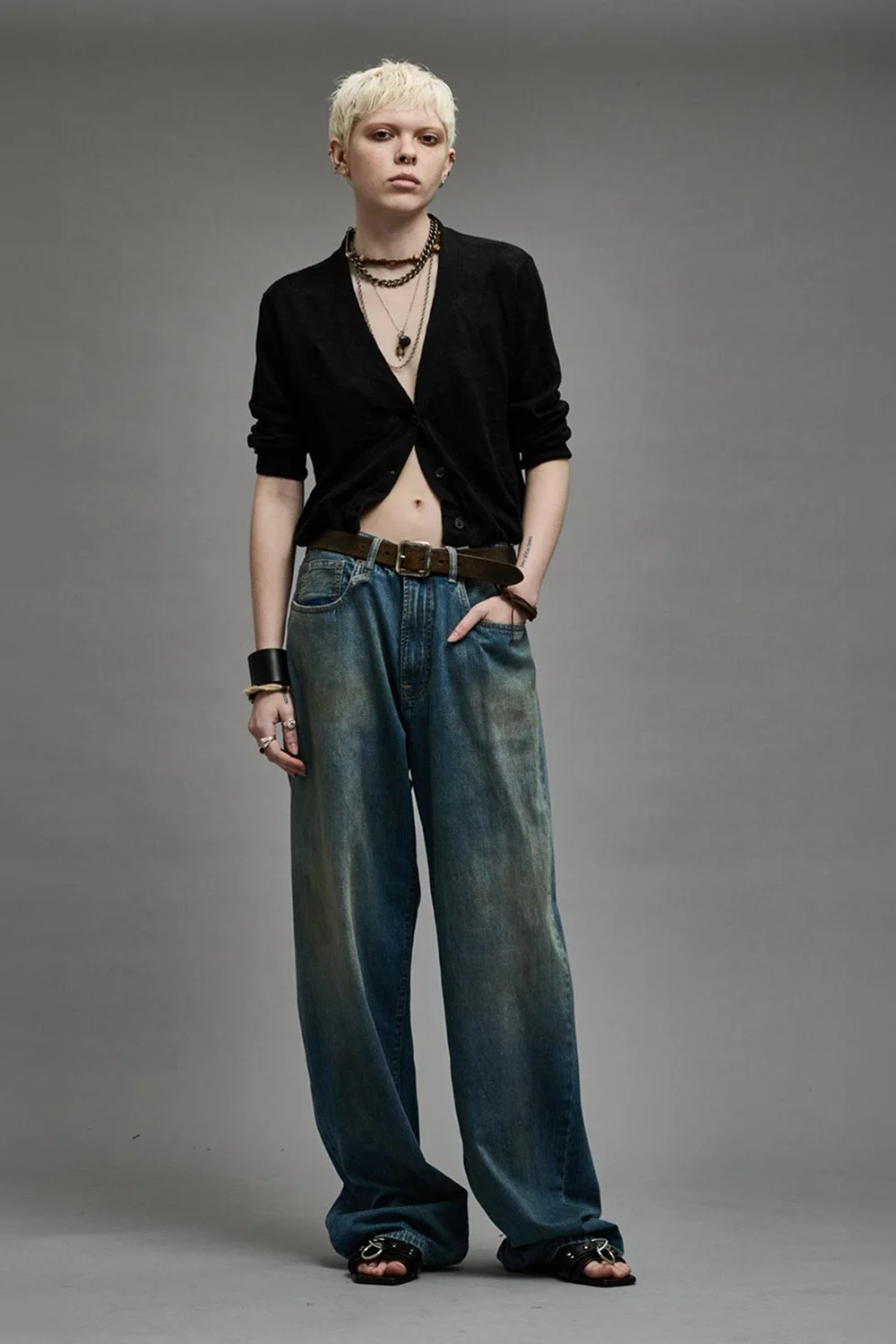 R13 Jean D'Arcy Loose – Wilton Indigo