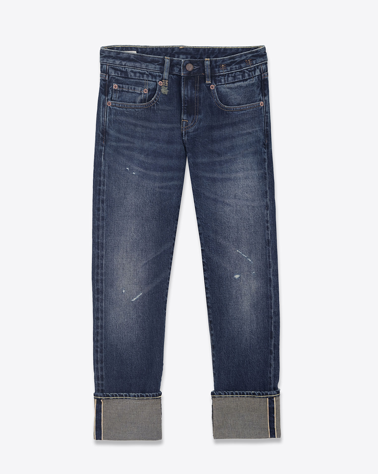 R13 Jean Boy Straight – Winnett Selvedge Bleu Edition Limitée